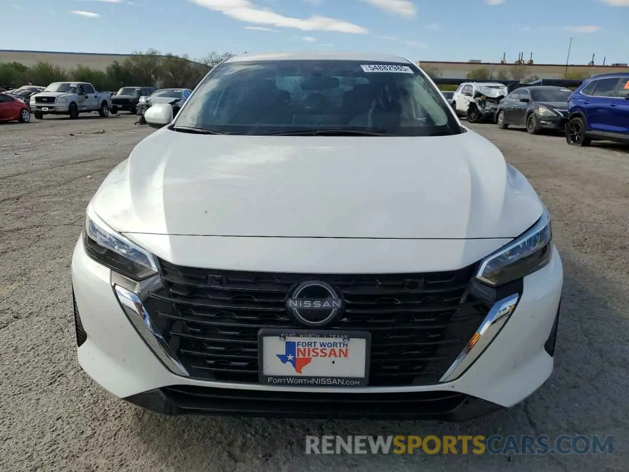 5 fotografías del automóvil dañado 3N1AB8CV4SY249014 NISSAN SENTRA 2025