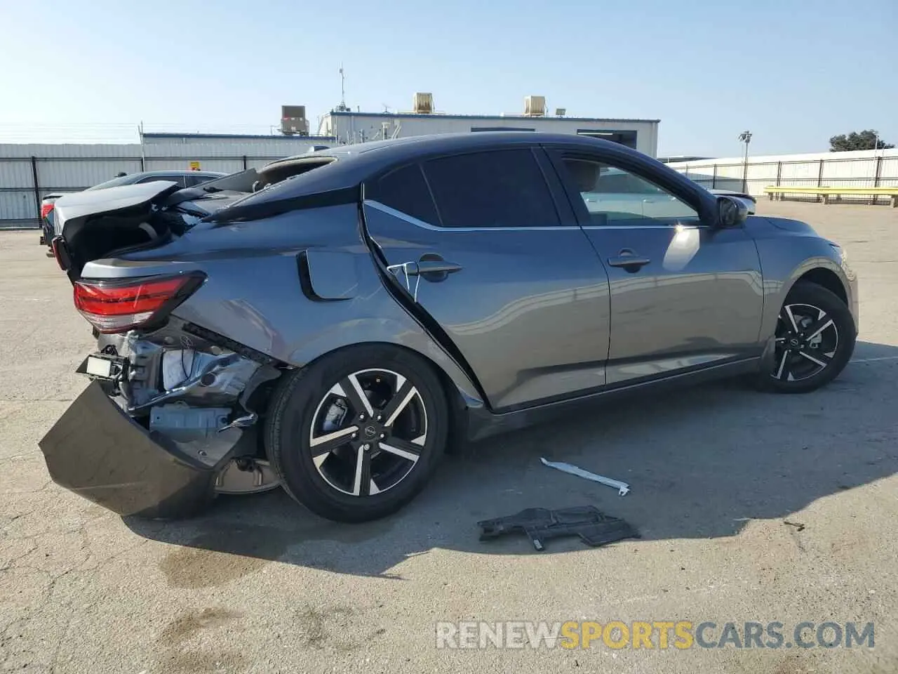 3 fotografías del automóvil dañado 3N1AB8CV4SY251104 NISSAN SENTRA 2025