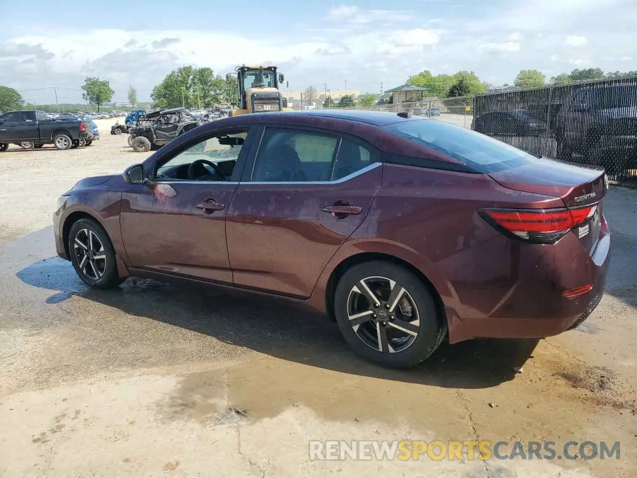 2 fotografías del automóvil dañado 3N1AB8CV4SY267190 NISSAN SENTRA 2025