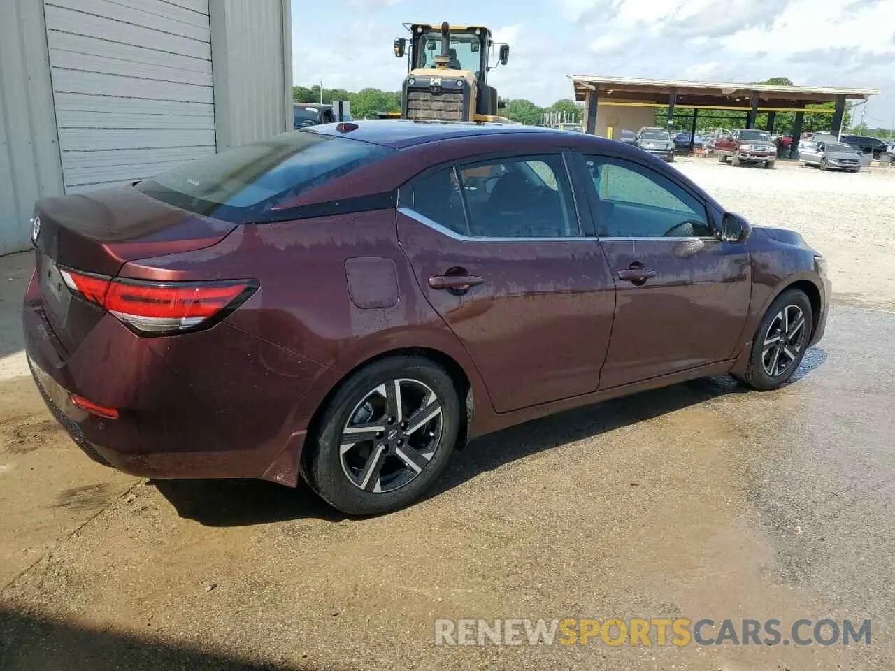 3 fotografías del automóvil dañado 3N1AB8CV4SY267190 NISSAN SENTRA 2025
