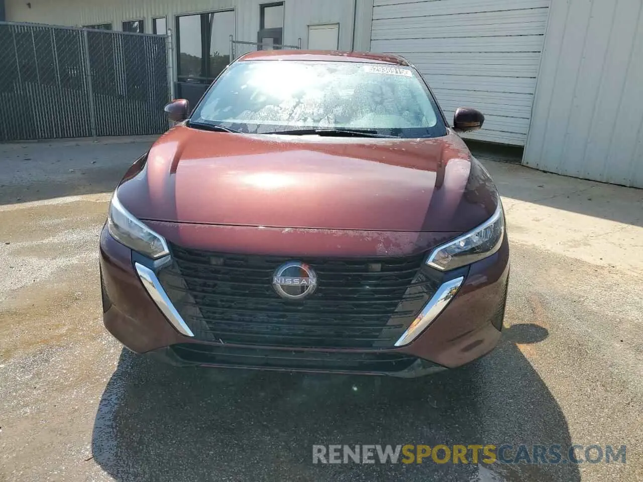 5 fotografías del automóvil dañado 3N1AB8CV4SY267190 NISSAN SENTRA 2025