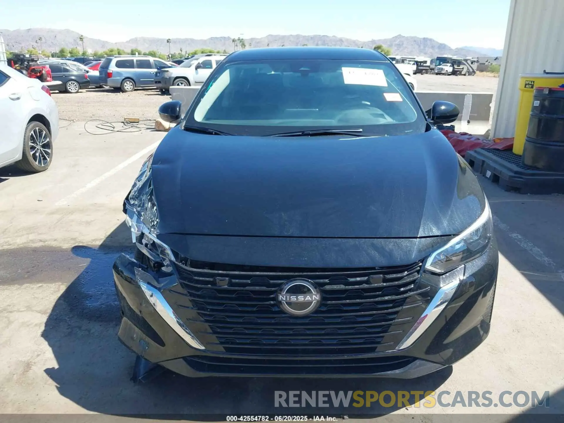 12 fotografías del automóvil dañado 3N1AB8CV4SY273281 NISSAN SENTRA 2025