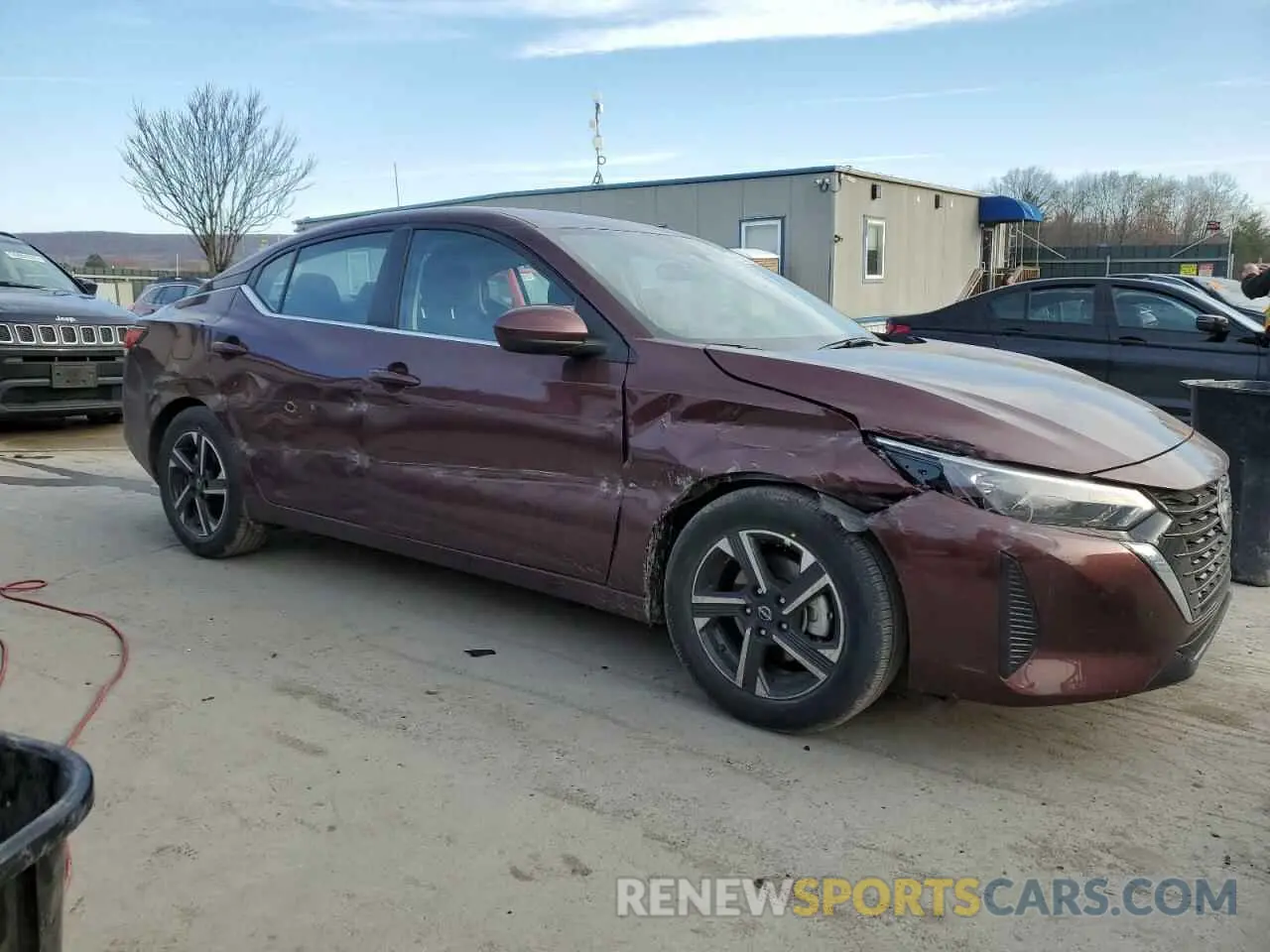 4 fotografías del automóvil dañado 3N1AB8CV5SY286363 NISSAN SENTRA 2025