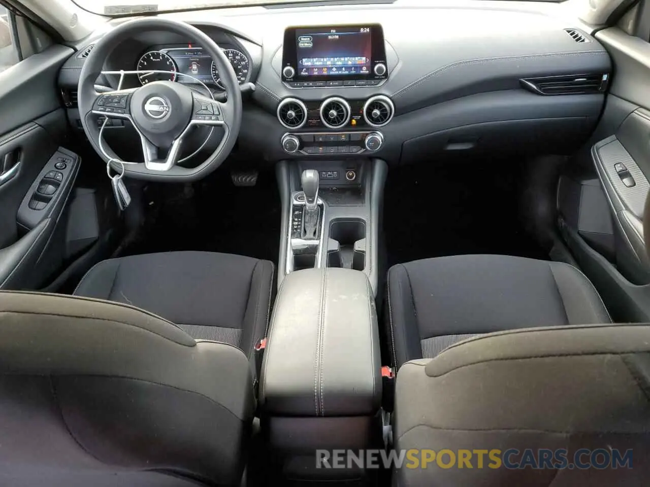 8 fotografías del automóvil dañado 3N1AB8CV5SY286363 NISSAN SENTRA 2025