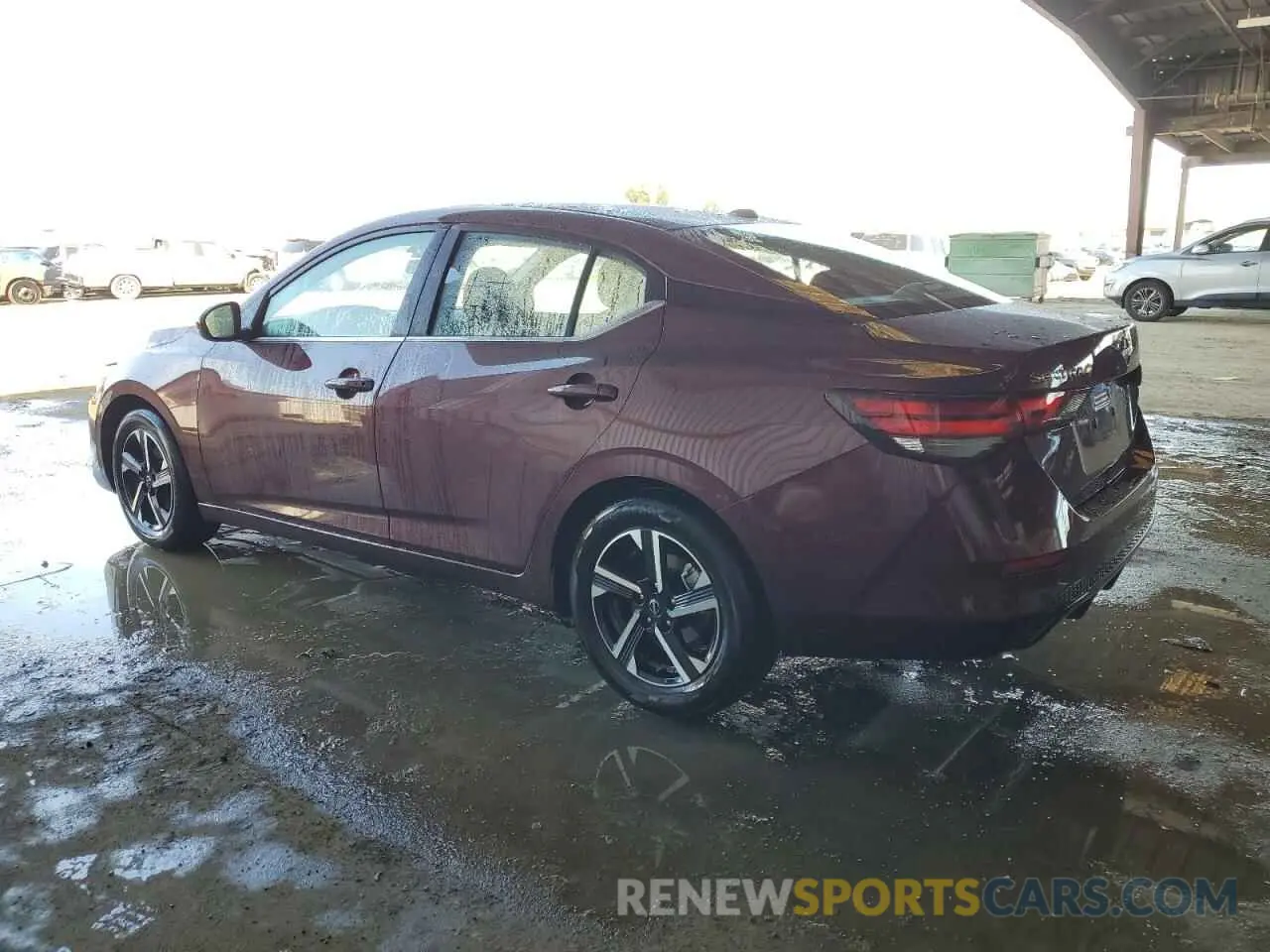 2 fotografías del automóvil dañado 3N1AB8CV5SY288548 NISSAN SENTRA 2025