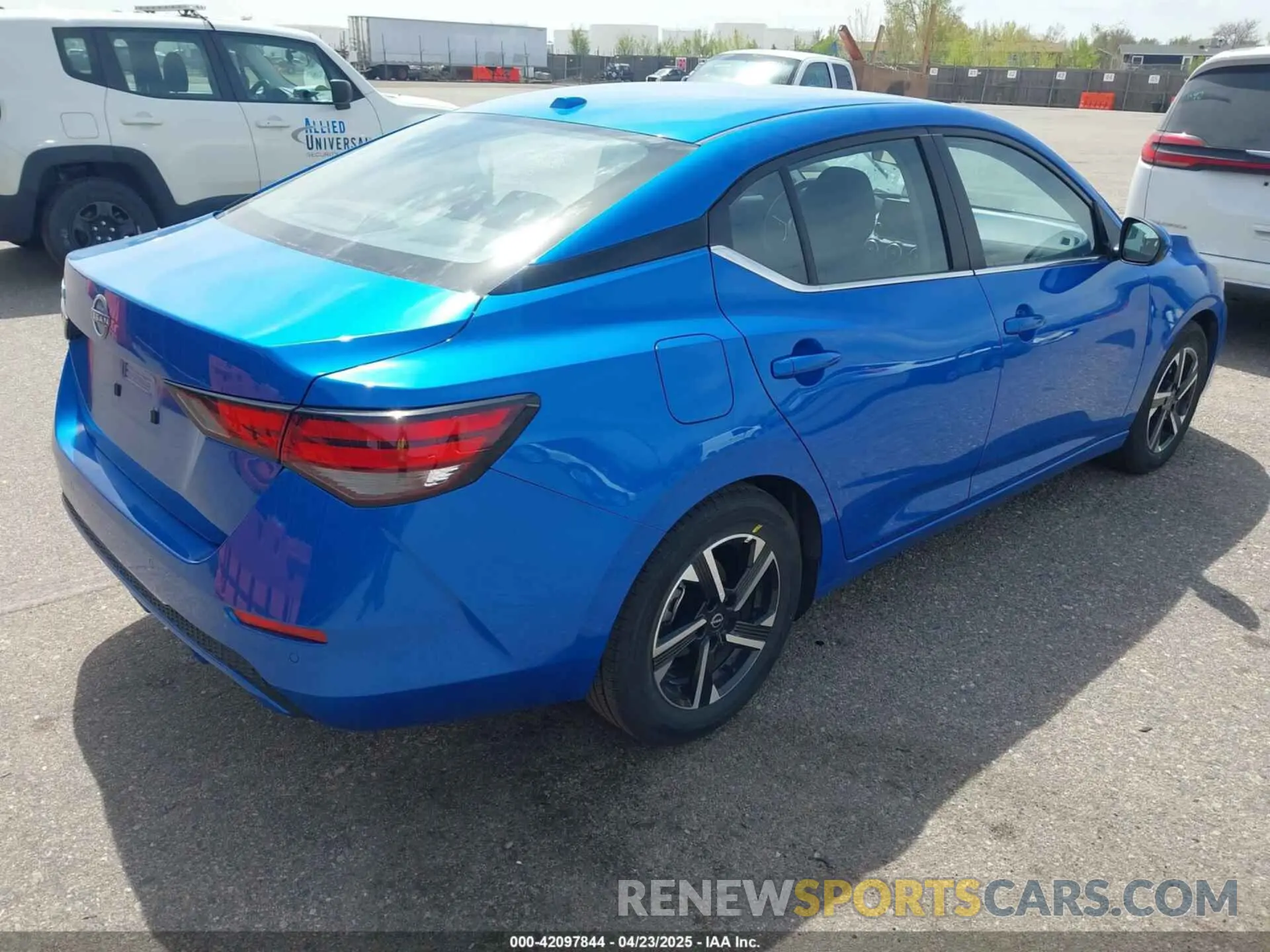 4 fotografías del automóvil dañado 3N1AB8CV5SY289697 NISSAN SENTRA 2025