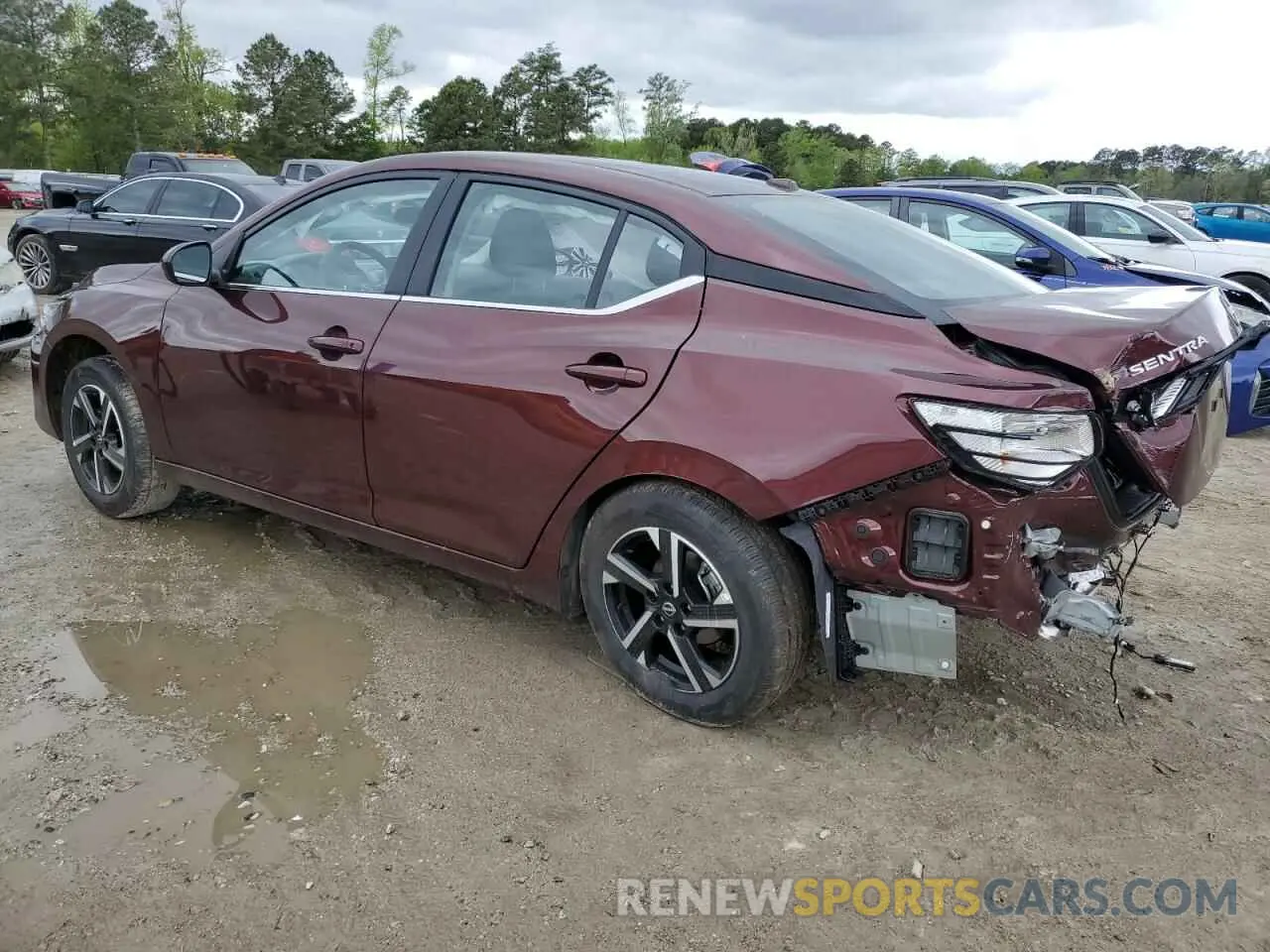 2 fotografías del automóvil dañado 3N1AB8CV5SY299713 NISSAN SENTRA 2025