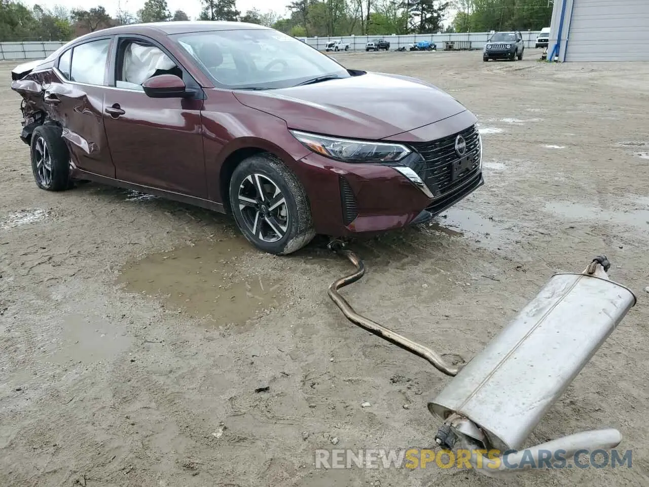 4 fotografías del automóvil dañado 3N1AB8CV5SY299713 NISSAN SENTRA 2025