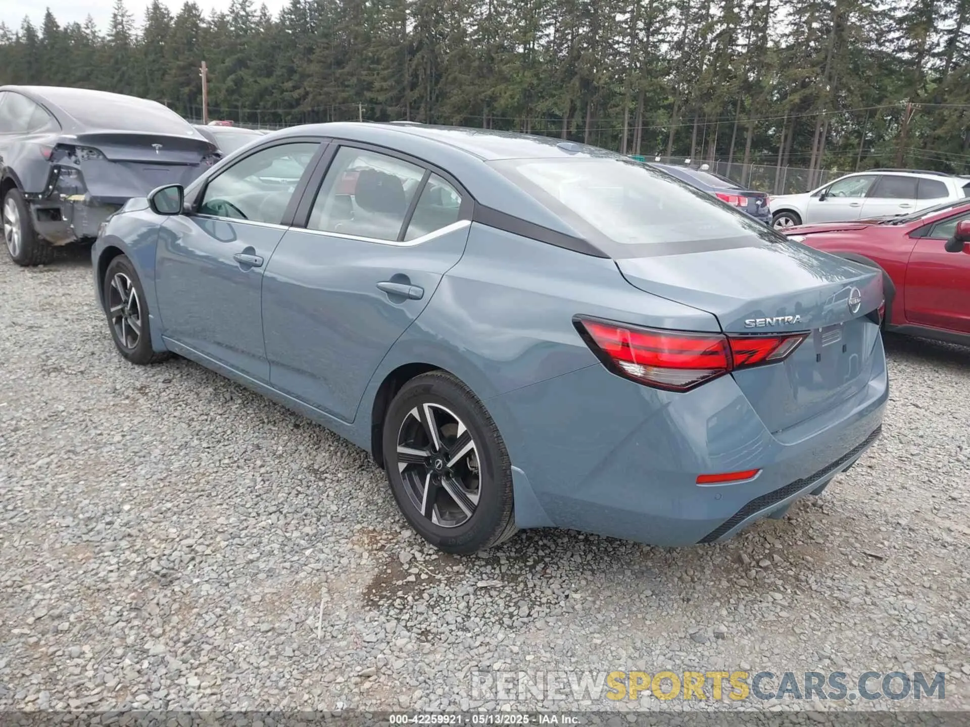 3 fotografías del automóvil dañado 3N1AB8CV6SY254487 NISSAN SENTRA 2025