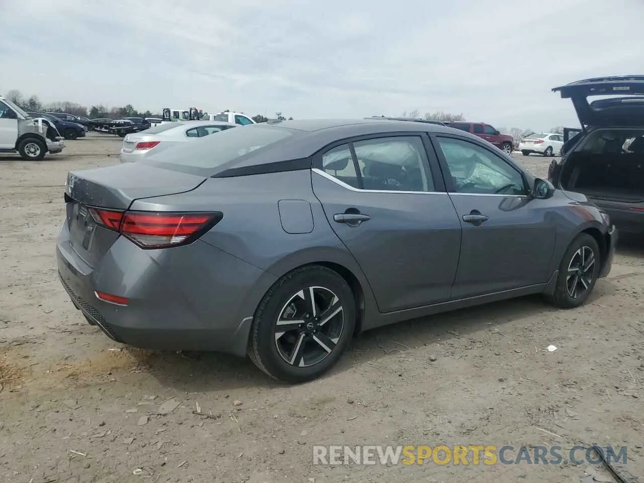 3 fotografías del automóvil dañado 3N1AB8CV6SY259138 NISSAN SENTRA 2025