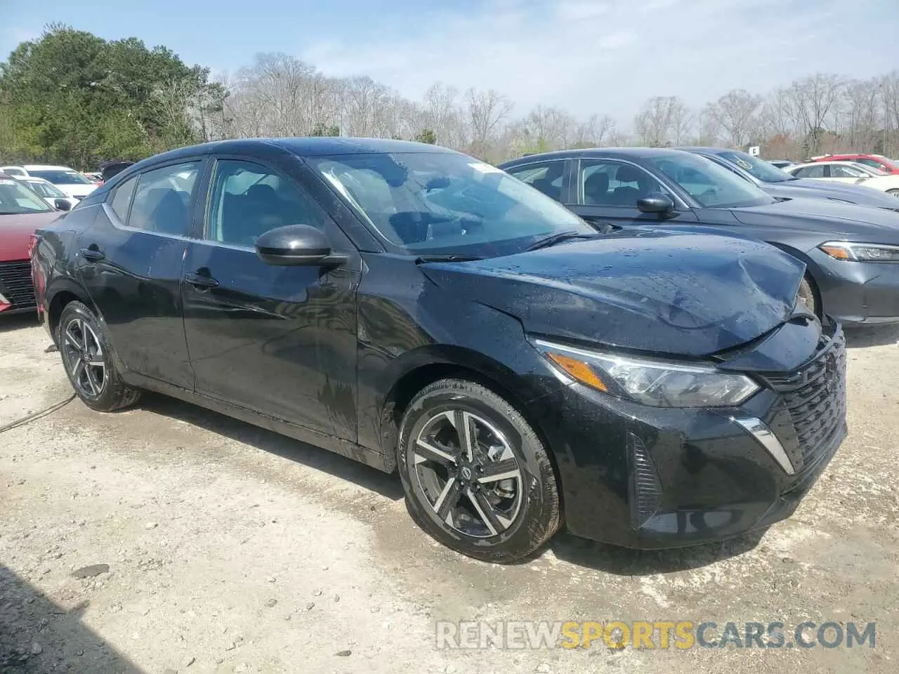 4 fotografías del automóvil dañado 3N1AB8CV6SY280880 NISSAN SENTRA 2025