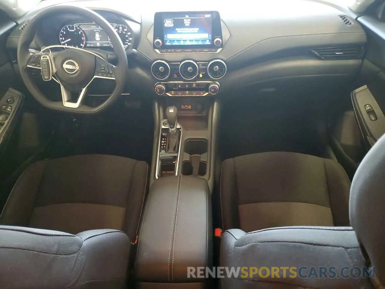 8 fotografías del automóvil dañado 3N1AB8CV6SY287635 NISSAN SENTRA 2025