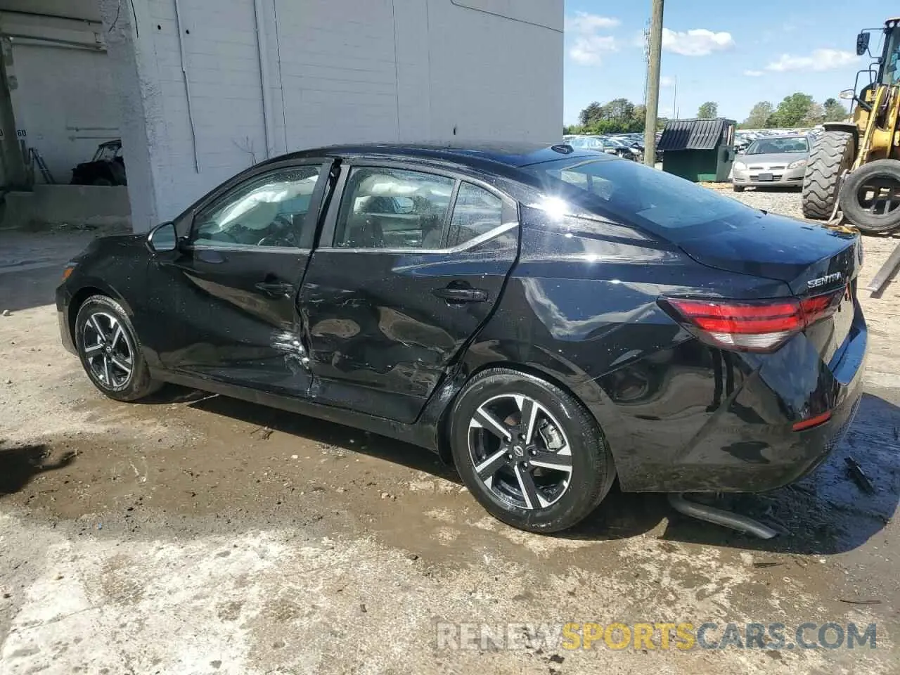 2 fotografías del automóvil dañado 3N1AB8CV6SY301534 NISSAN SENTRA 2025