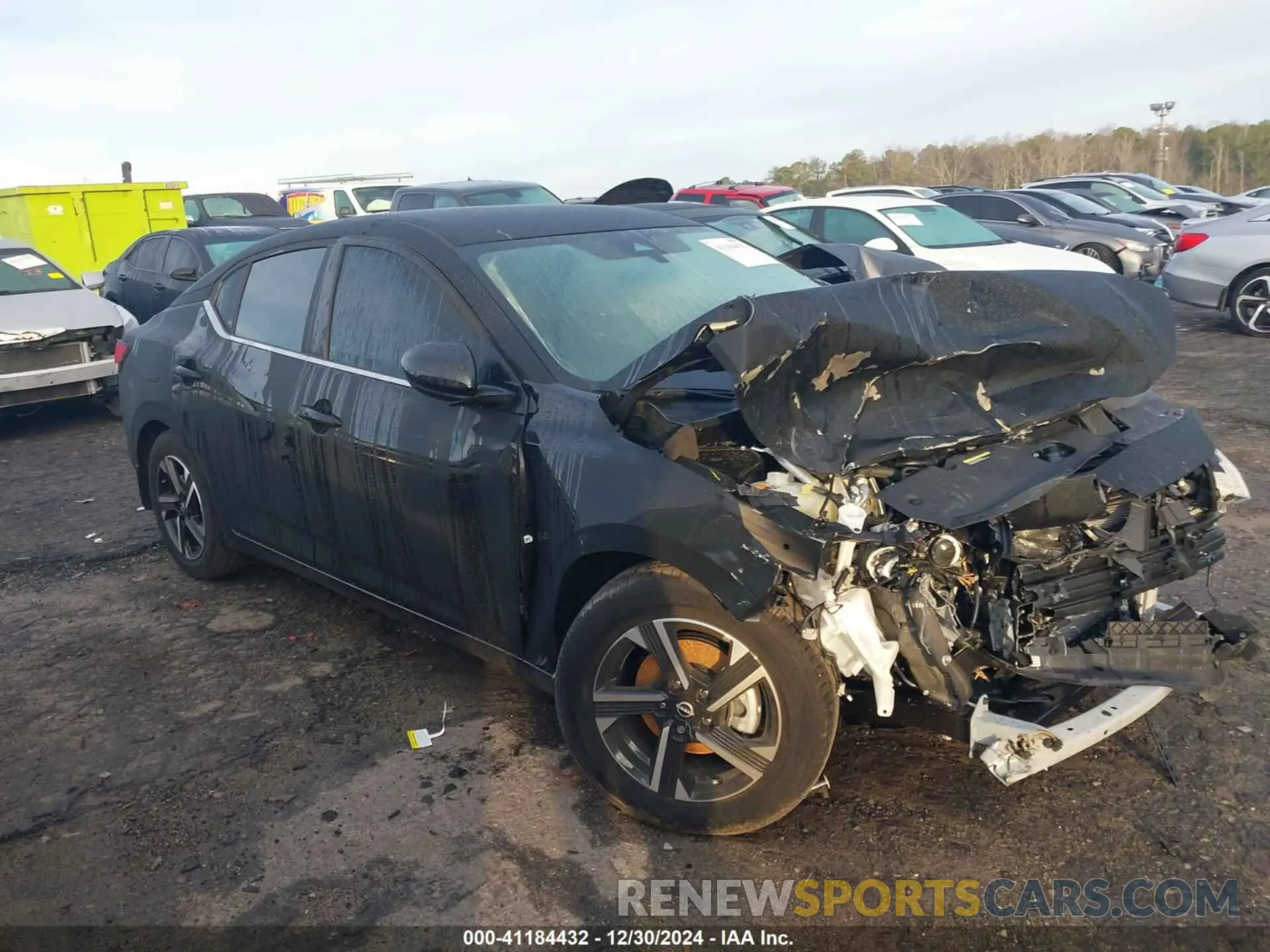 13 fotografías del automóvil dañado 3N1AB8CV7SY229291 NISSAN SENTRA 2025