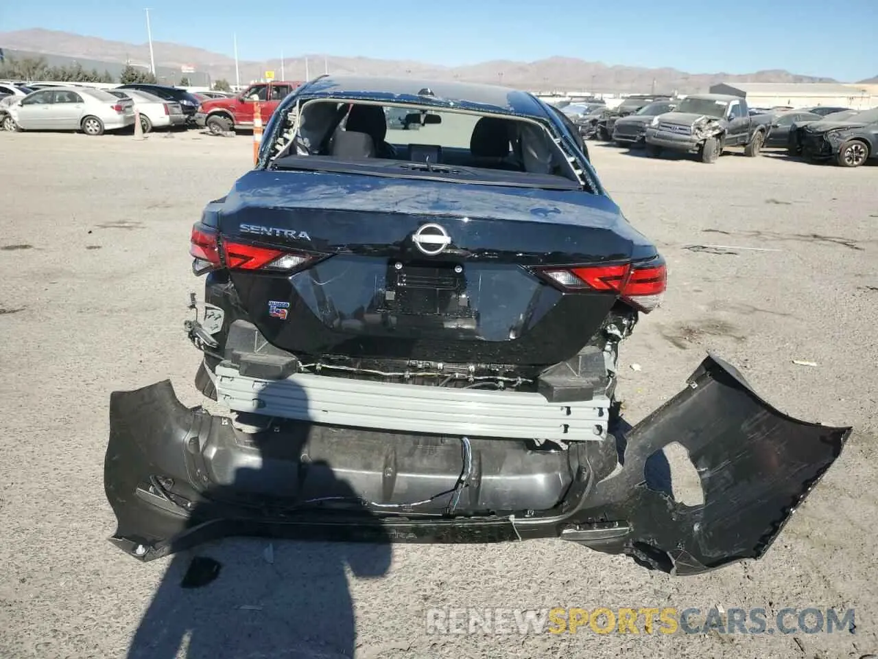 6 fotografías del automóvil dañado 3N1AB8CV7SY231235 NISSAN SENTRA 2025
