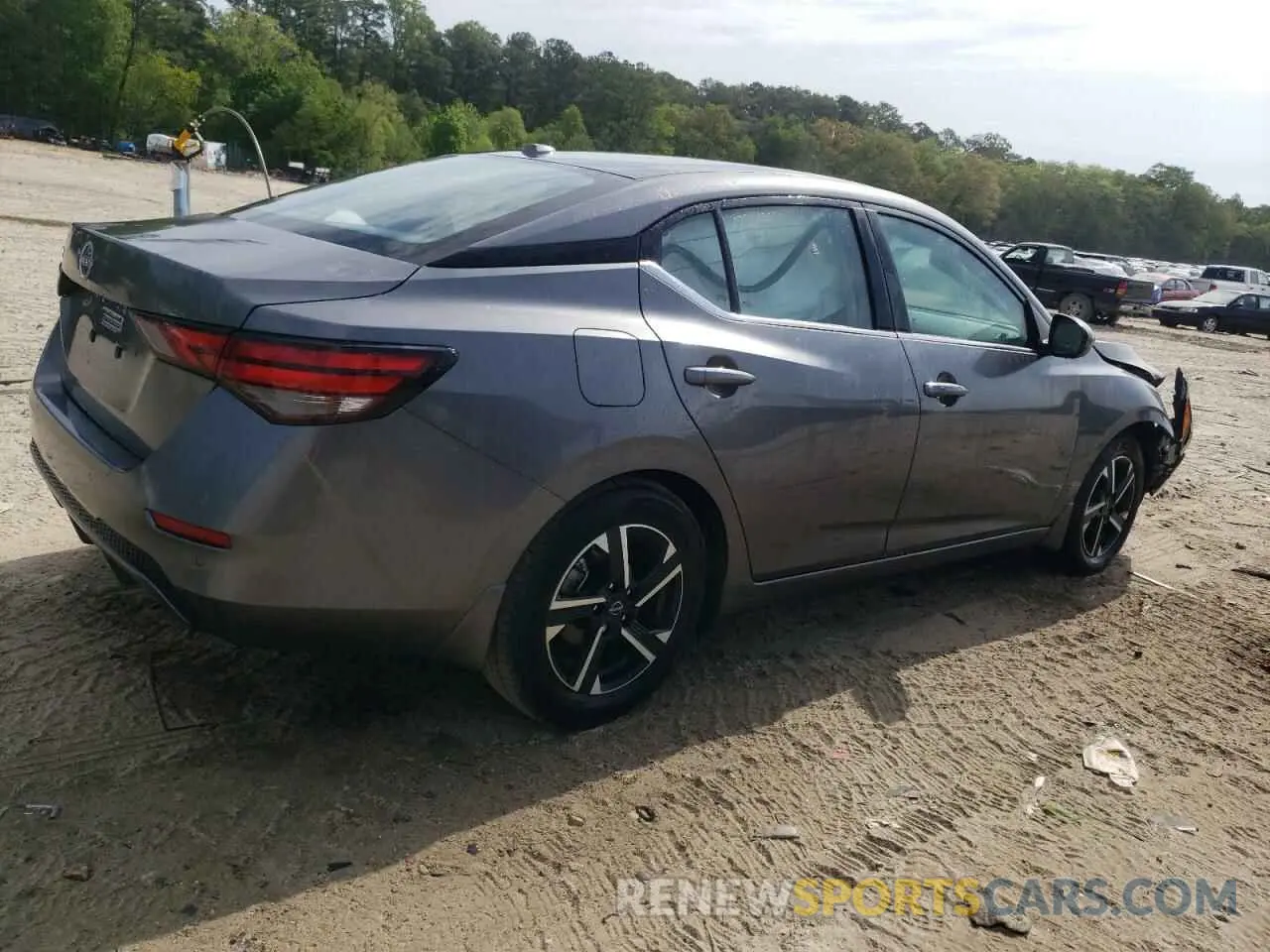 3 fotografías del automóvil dañado 3N1AB8CV7SY233115 NISSAN SENTRA 2025