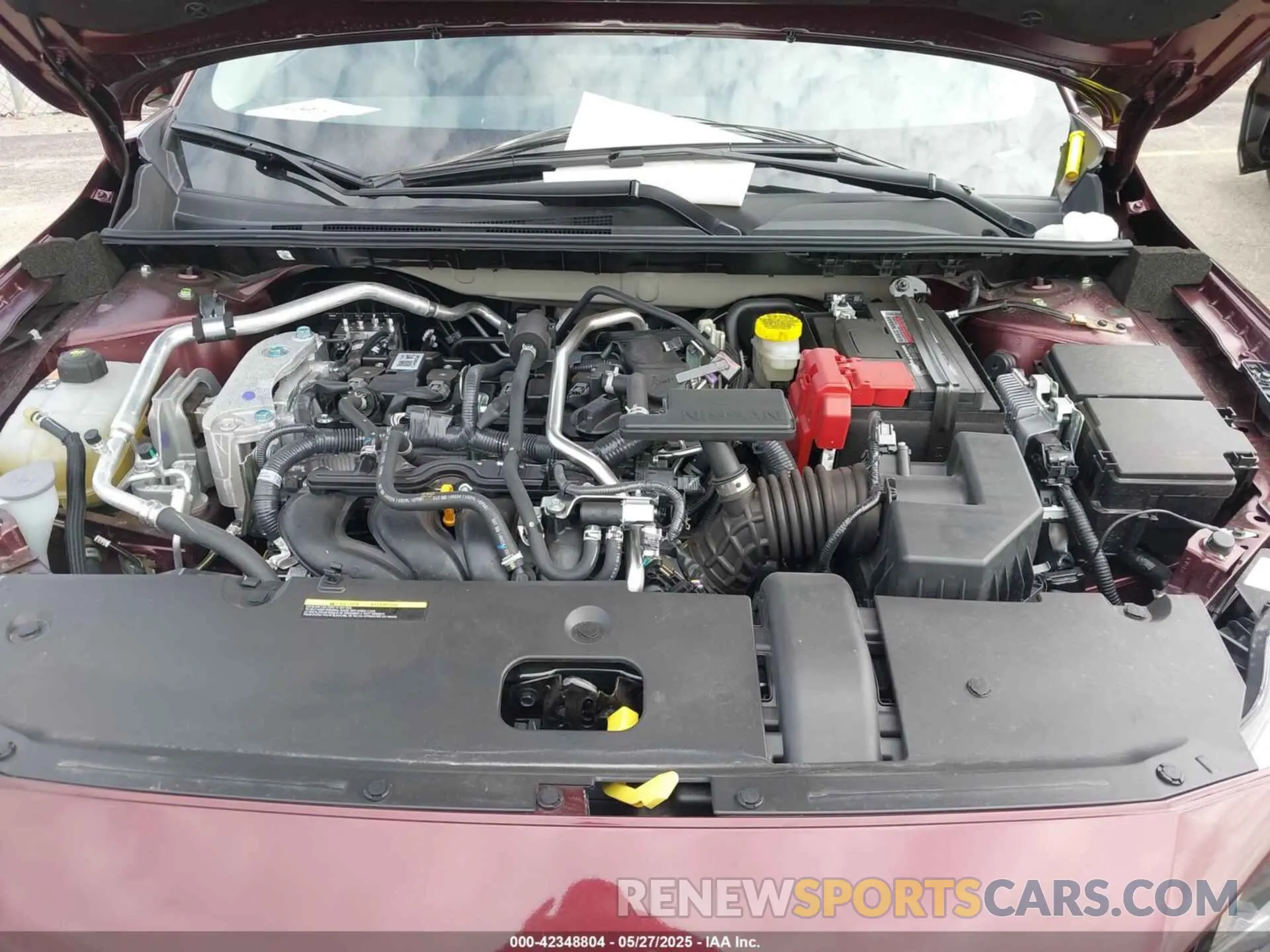 10 fotografías del automóvil dañado 3N1AB8CV7SY242722 NISSAN SENTRA 2025