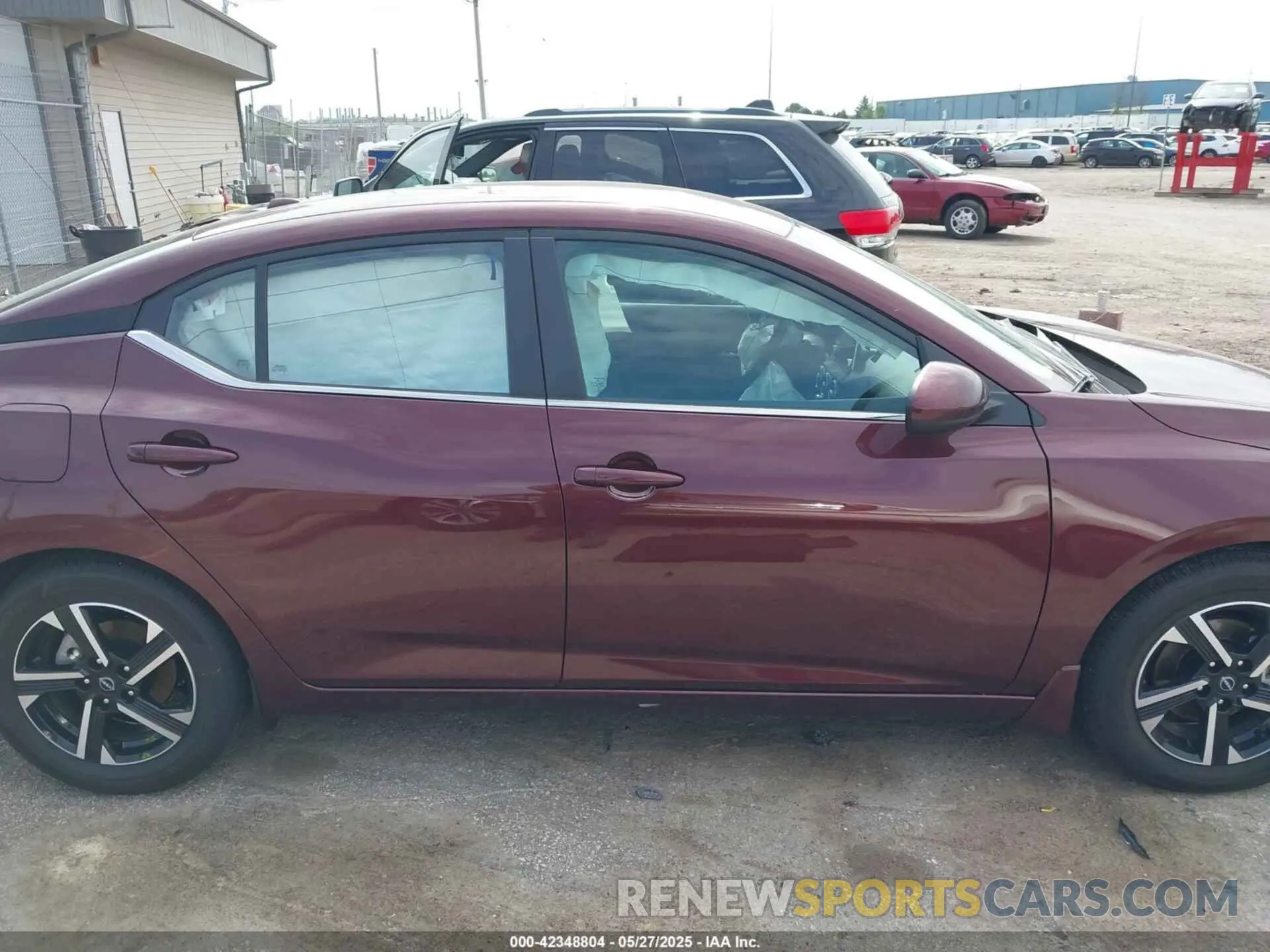 14 fotografías del automóvil dañado 3N1AB8CV7SY242722 NISSAN SENTRA 2025