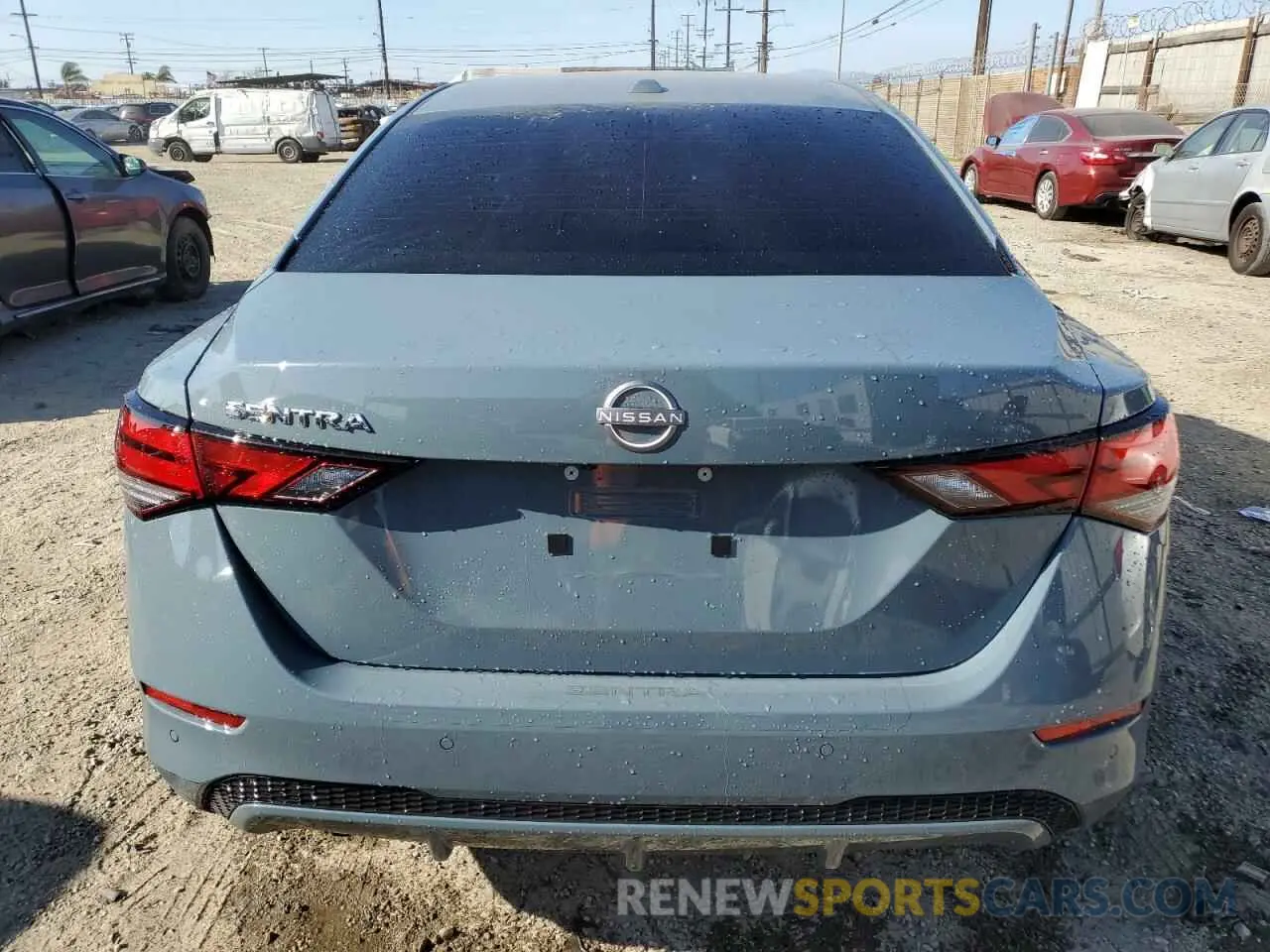 6 fotografías del automóvil dañado 3N1AB8CV7SY258516 NISSAN SENTRA 2025