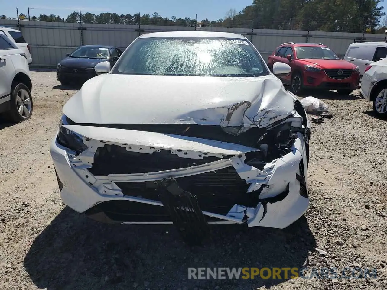 5 fotografías del automóvil dañado 3N1AB8CV7SY273985 NISSAN SENTRA 2025