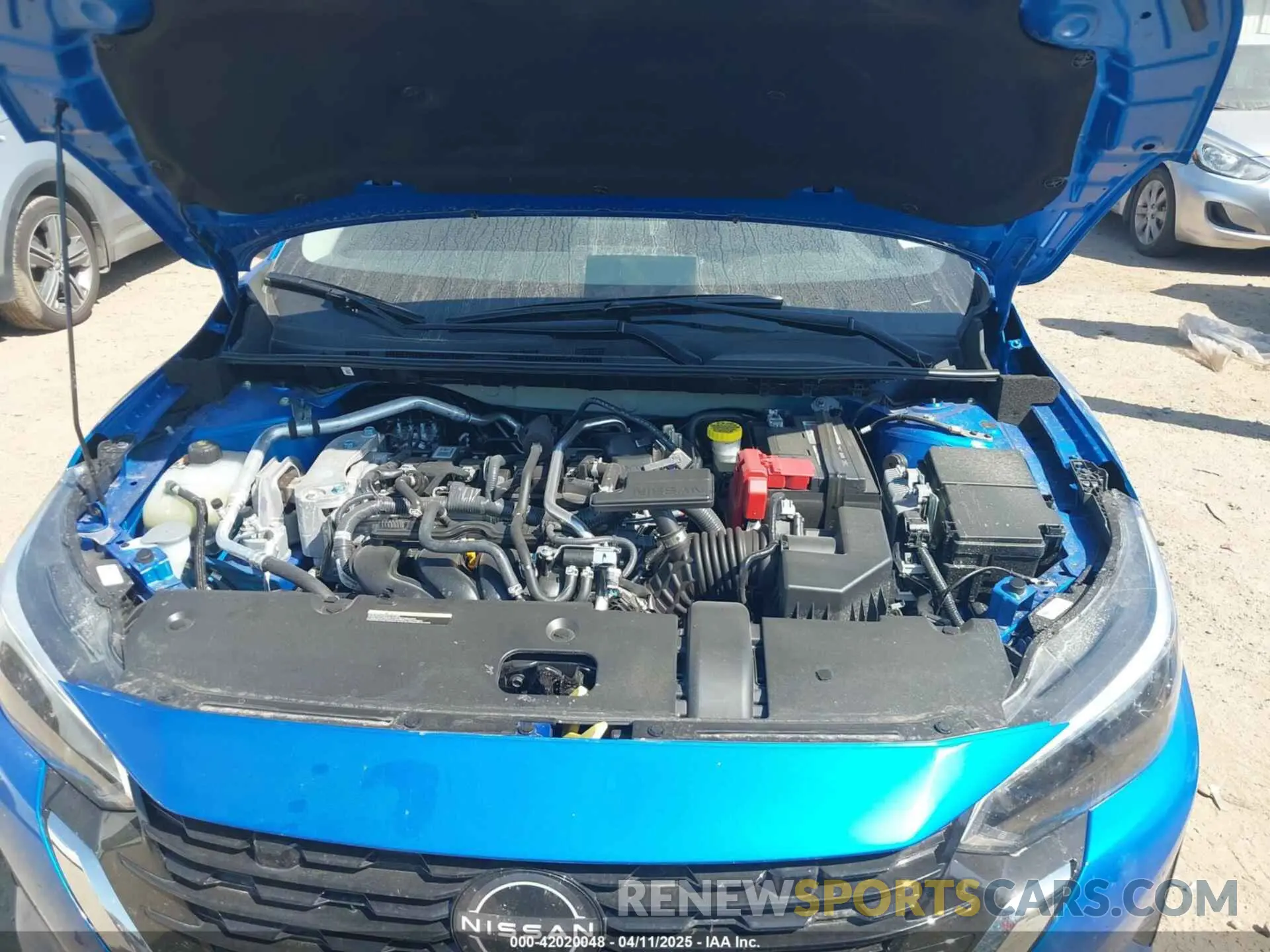 10 fotografías del automóvil dañado 3N1AB8CV7SY276515 NISSAN SENTRA 2025