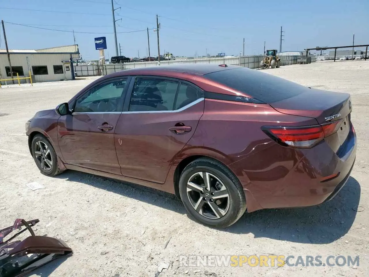 2 fotografías del automóvil dañado 3N1AB8CV8SY247914 NISSAN SENTRA 2025