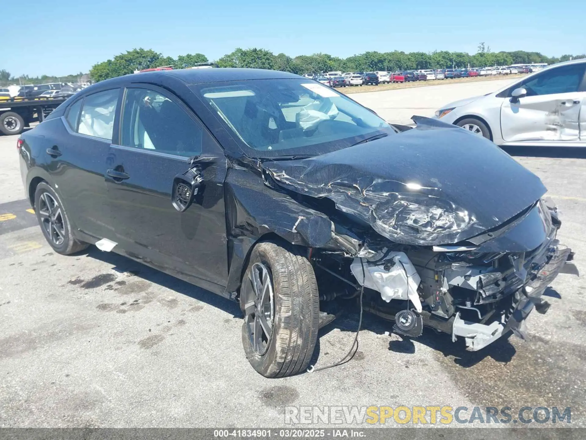 1 fotografías del automóvil dañado 3N1AB8CV8SY257696 NISSAN SENTRA 2025