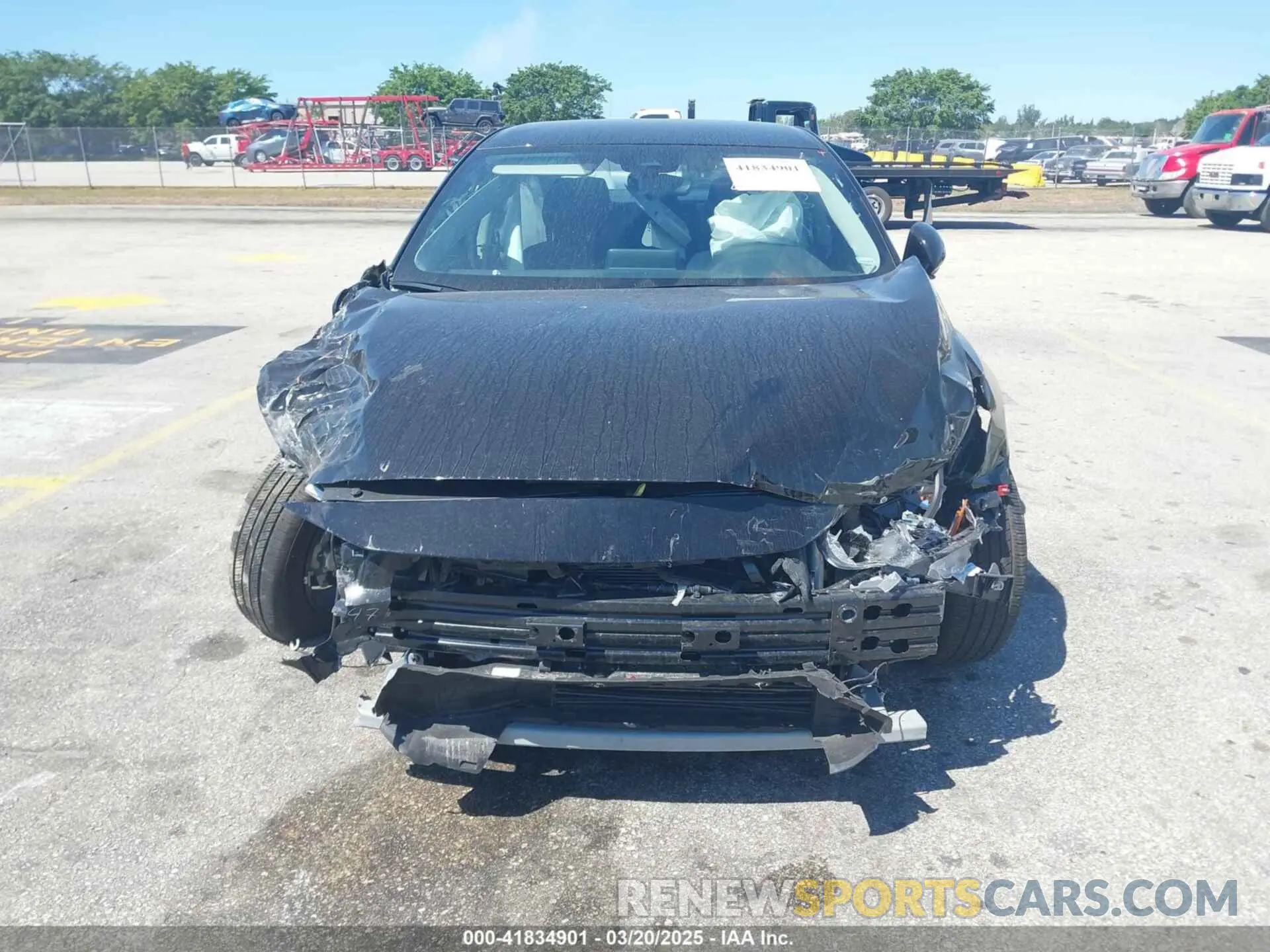 13 fotografías del automóvil dañado 3N1AB8CV8SY257696 NISSAN SENTRA 2025