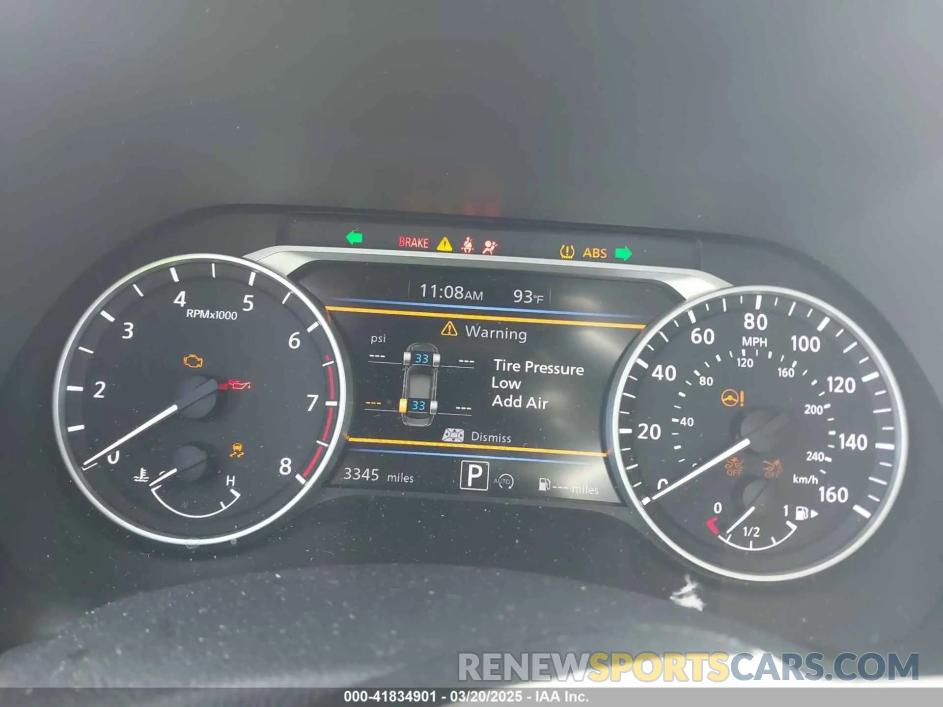 7 fotografías del automóvil dañado 3N1AB8CV8SY257696 NISSAN SENTRA 2025
