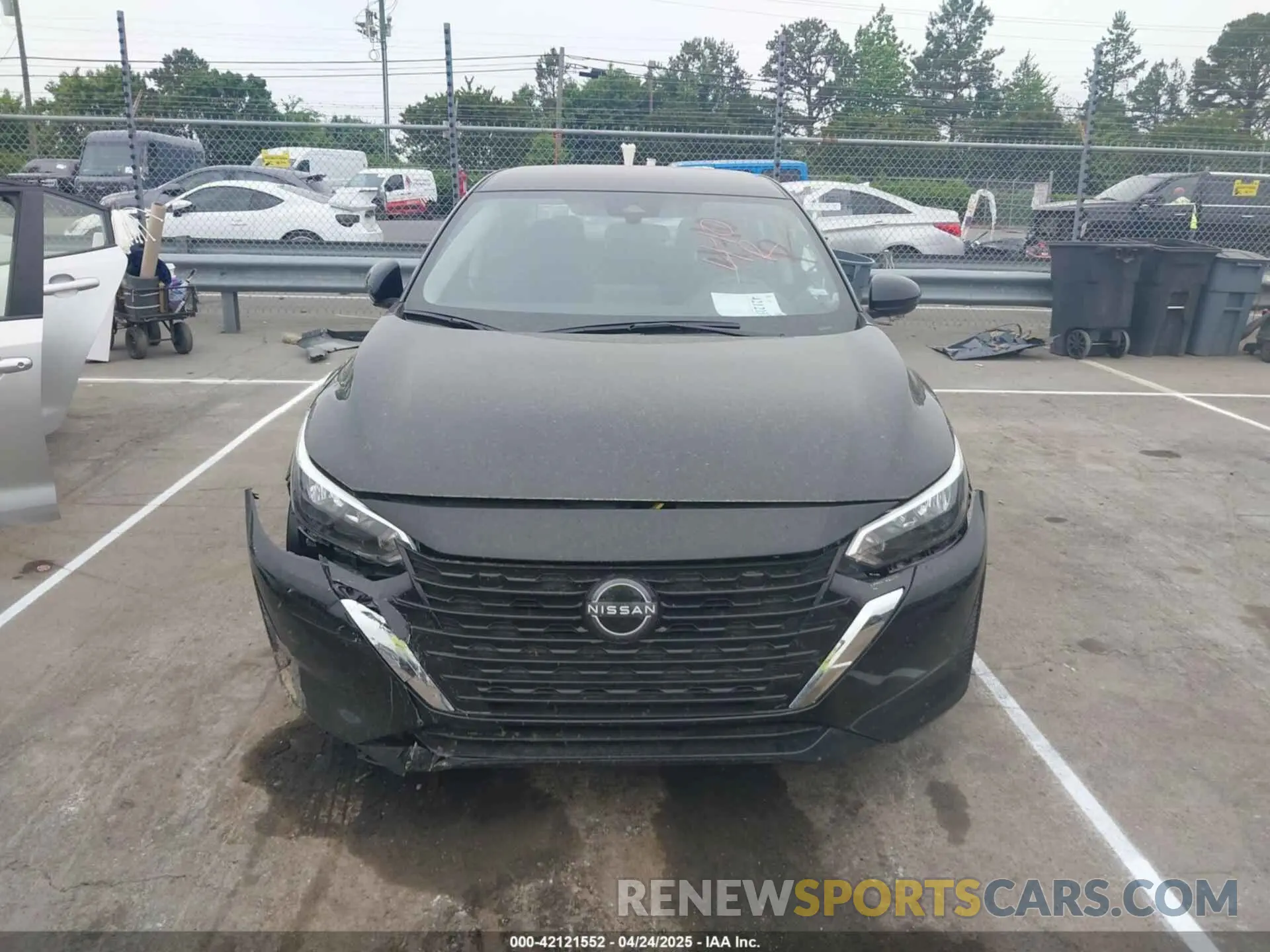12 fotografías del automóvil dañado 3N1AB8CV8SY272361 NISSAN SENTRA 2025