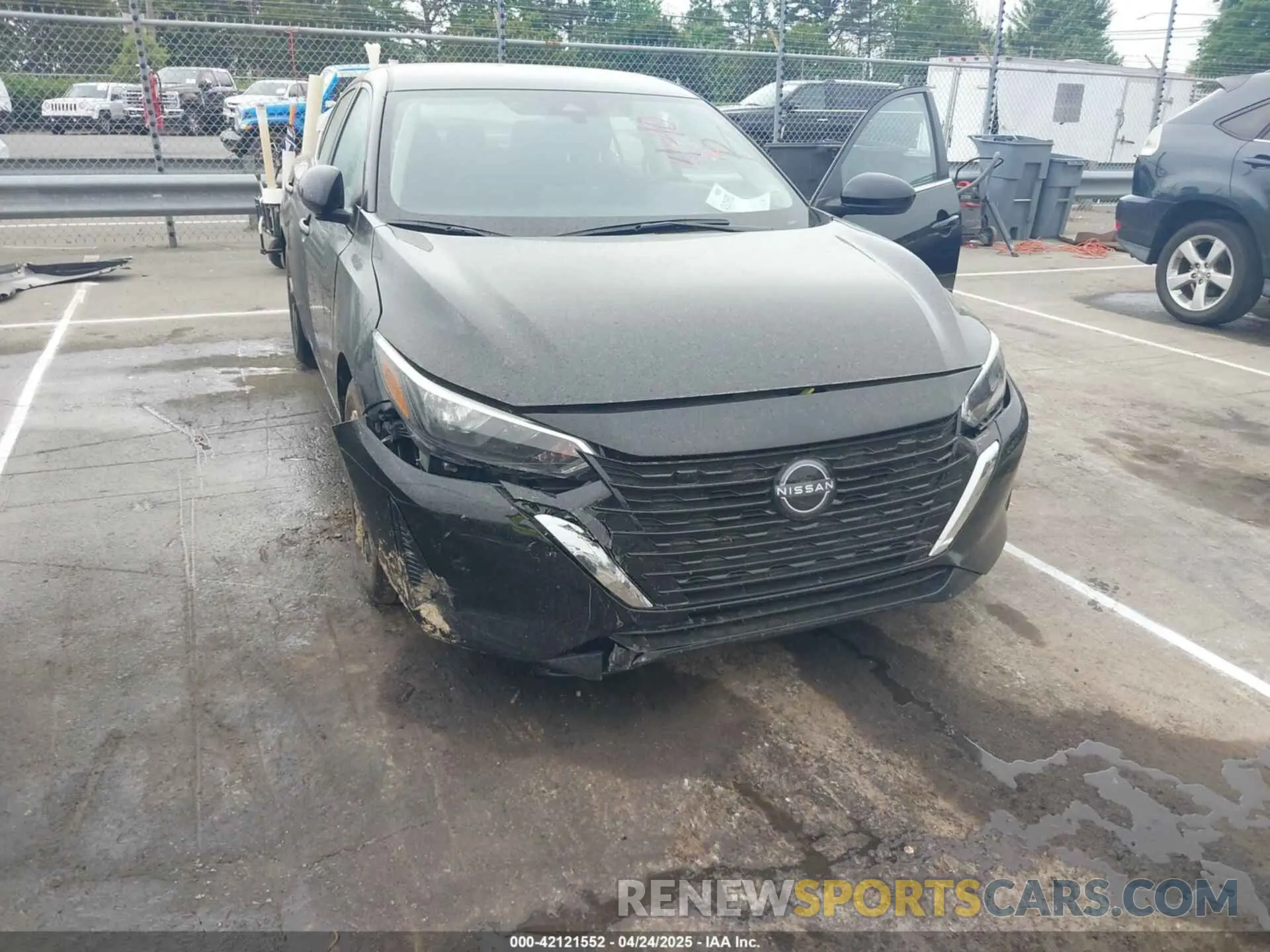 6 fotografías del automóvil dañado 3N1AB8CV8SY272361 NISSAN SENTRA 2025