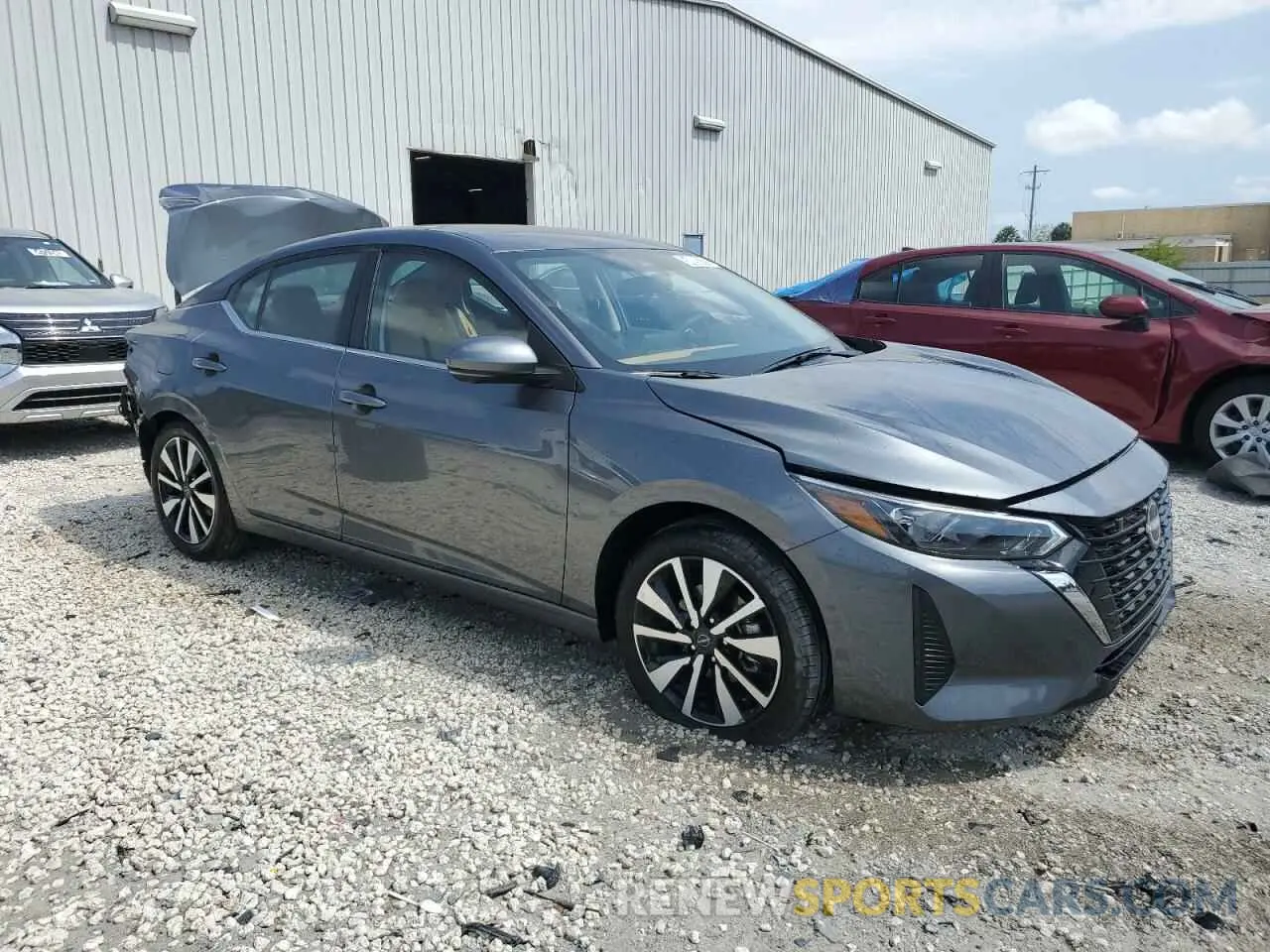 4 fotografías del automóvil dañado 3N1AB8CV8SY287667 NISSAN SENTRA 2025