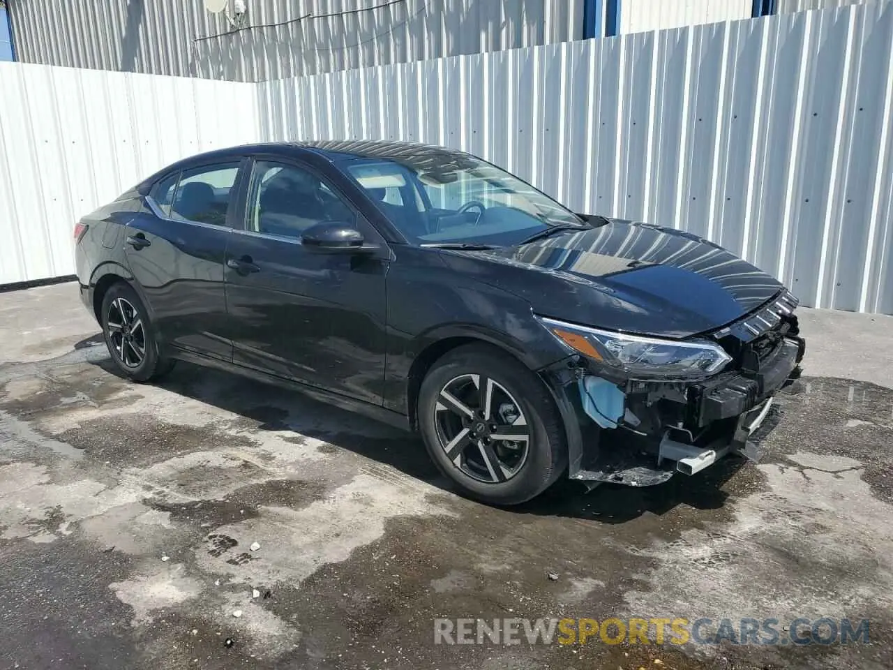 4 fotografías del automóvil dañado 3N1AB8CV8SY301776 NISSAN SENTRA 2025