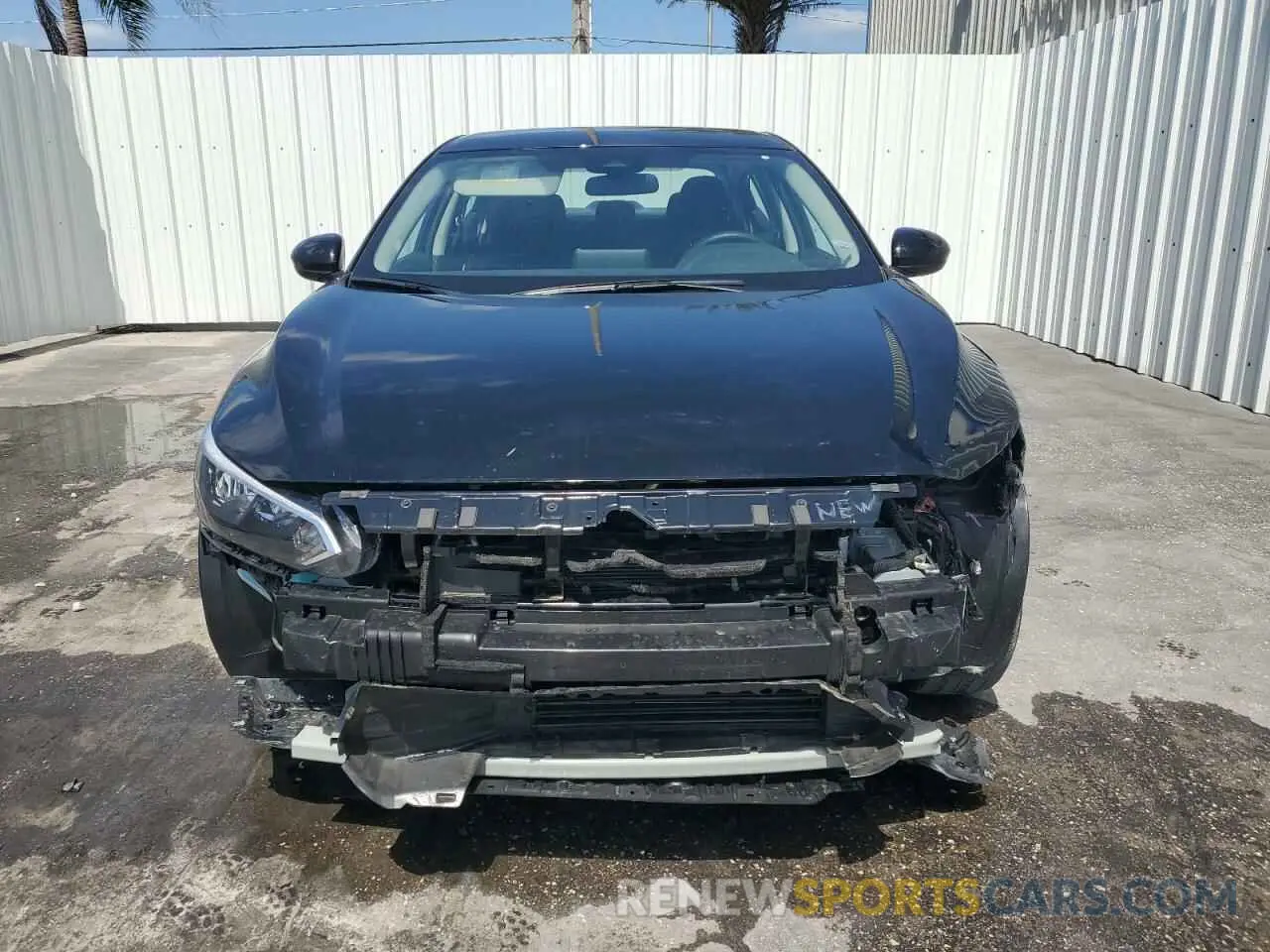 5 fotografías del automóvil dañado 3N1AB8CV8SY301776 NISSAN SENTRA 2025