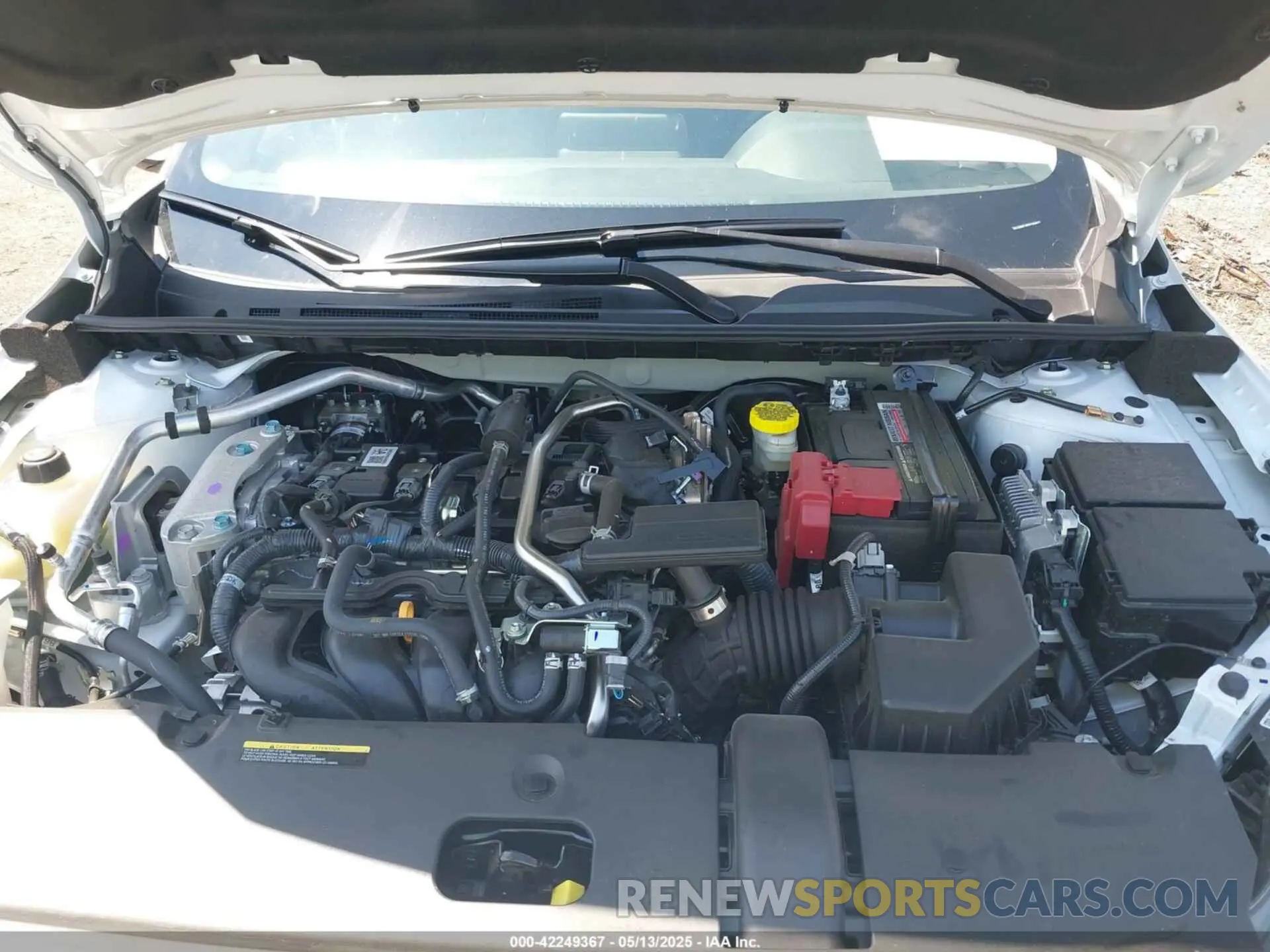 10 fotografías del automóvil dañado 3N1AB8CV9SY294627 NISSAN SENTRA 2025