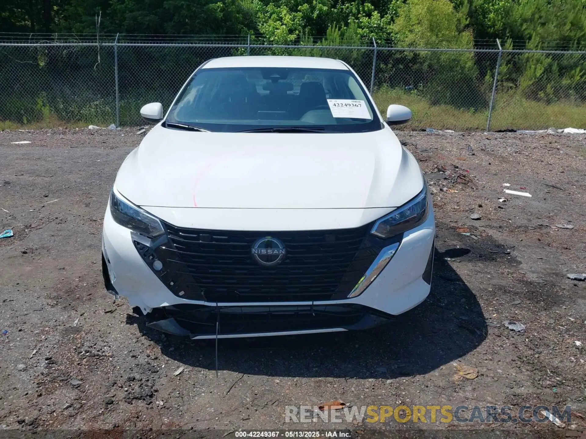 12 fotografías del automóvil dañado 3N1AB8CV9SY294627 NISSAN SENTRA 2025
