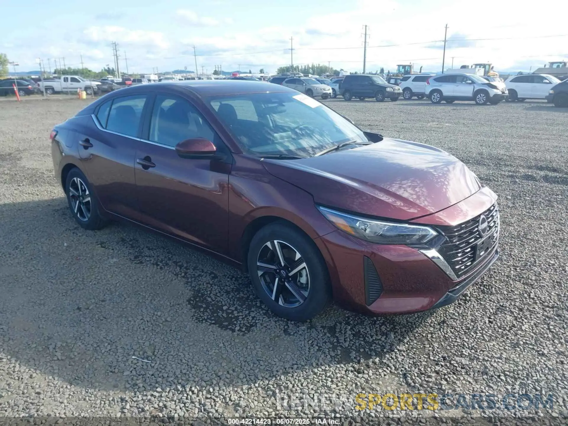 1 fotografías del automóvil dañado 3N1AB8CV9SY299777 NISSAN SENTRA 2025