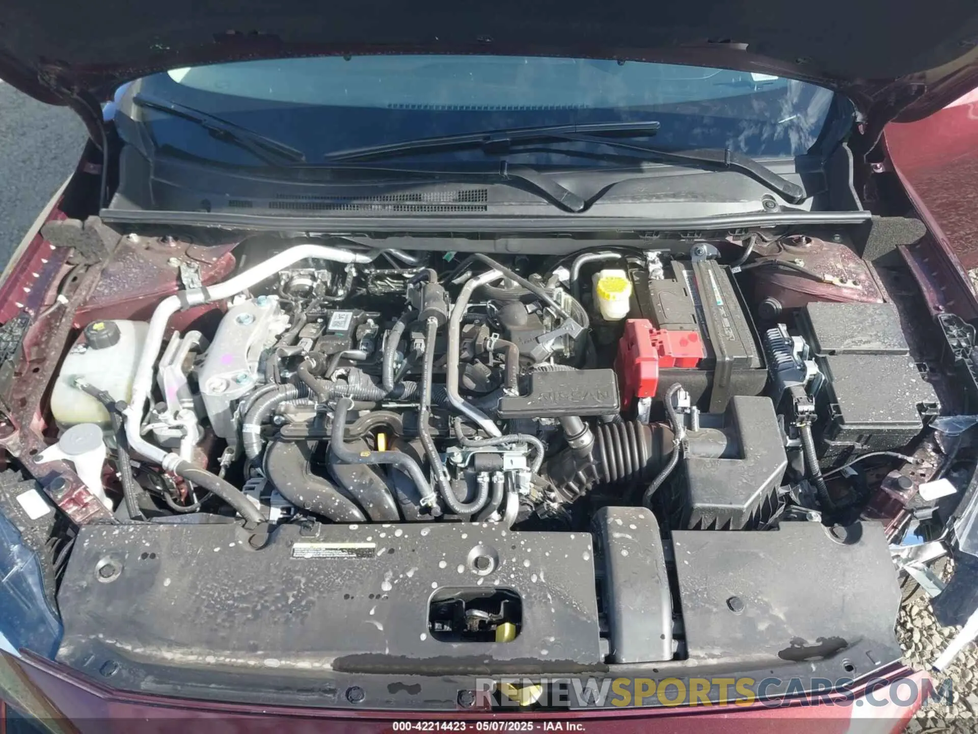 10 fotografías del automóvil dañado 3N1AB8CV9SY299777 NISSAN SENTRA 2025