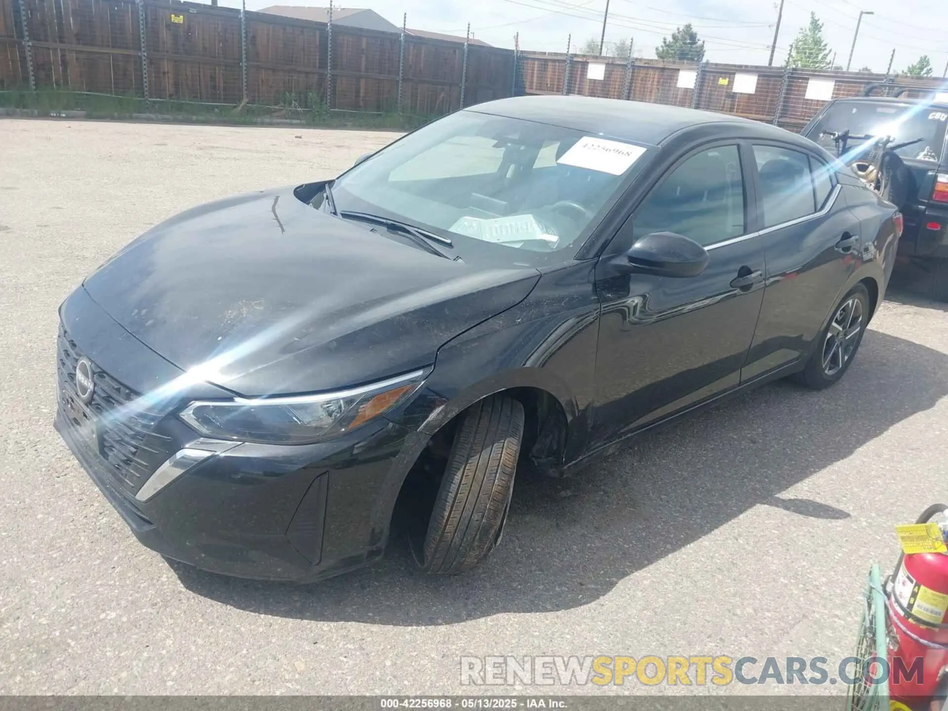 14 fotografías del automóvil dañado 3N1AB8CVXSY207530 NISSAN SENTRA 2025