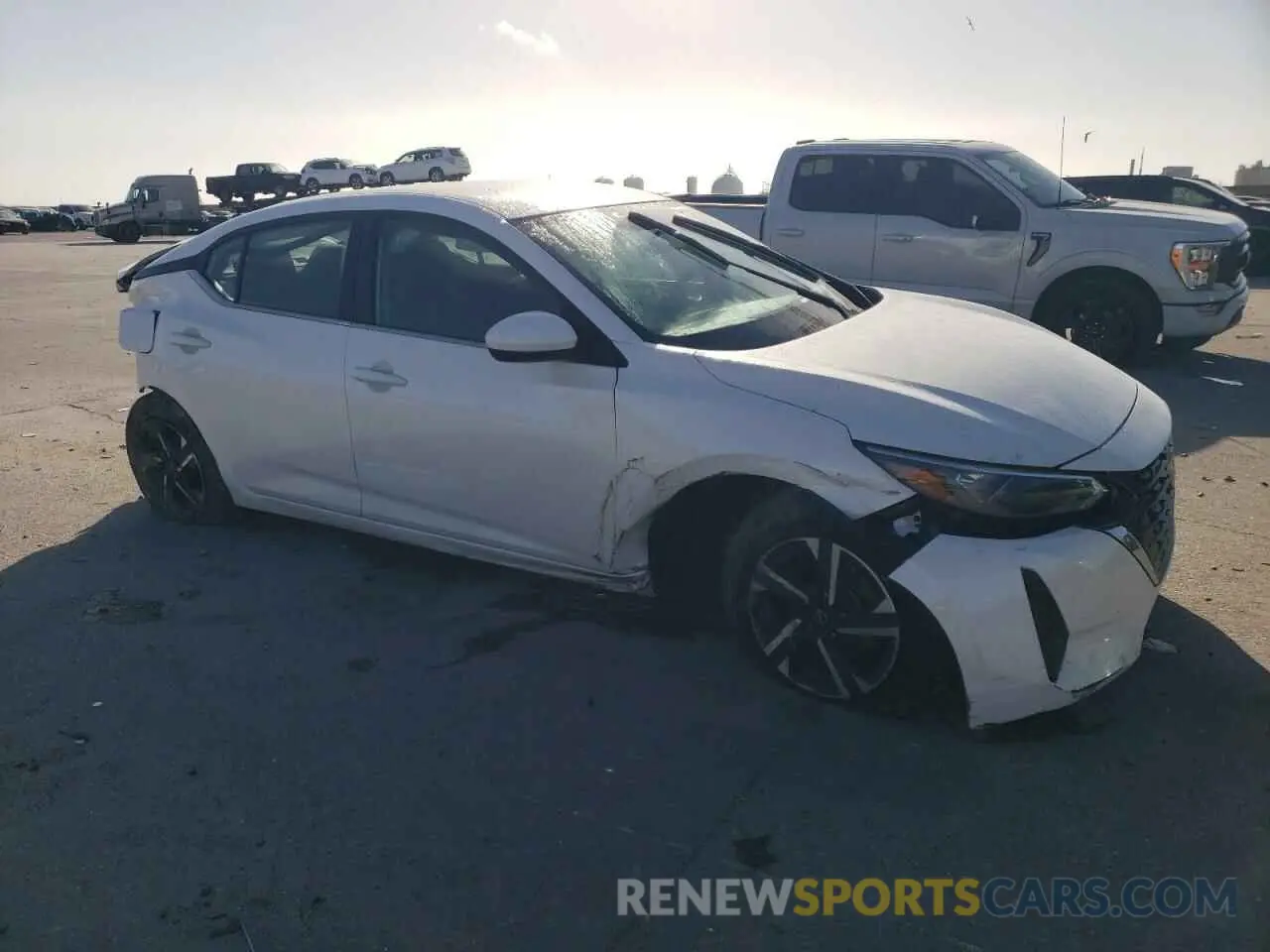 4 fotografías del automóvil dañado 3N1AB8CVXSY214039 NISSAN SENTRA 2025