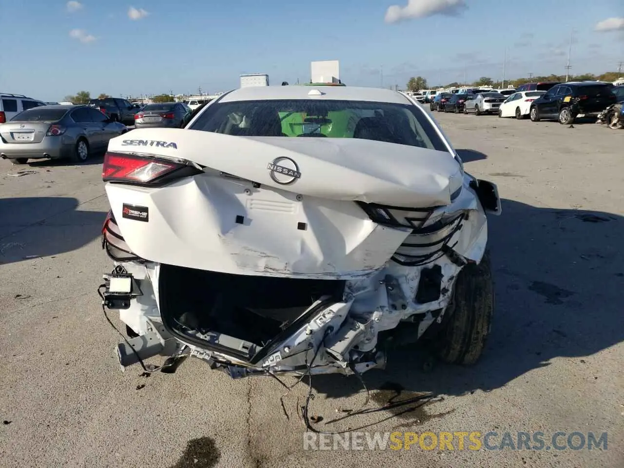 6 fotografías del automóvil dañado 3N1AB8CVXSY214039 NISSAN SENTRA 2025