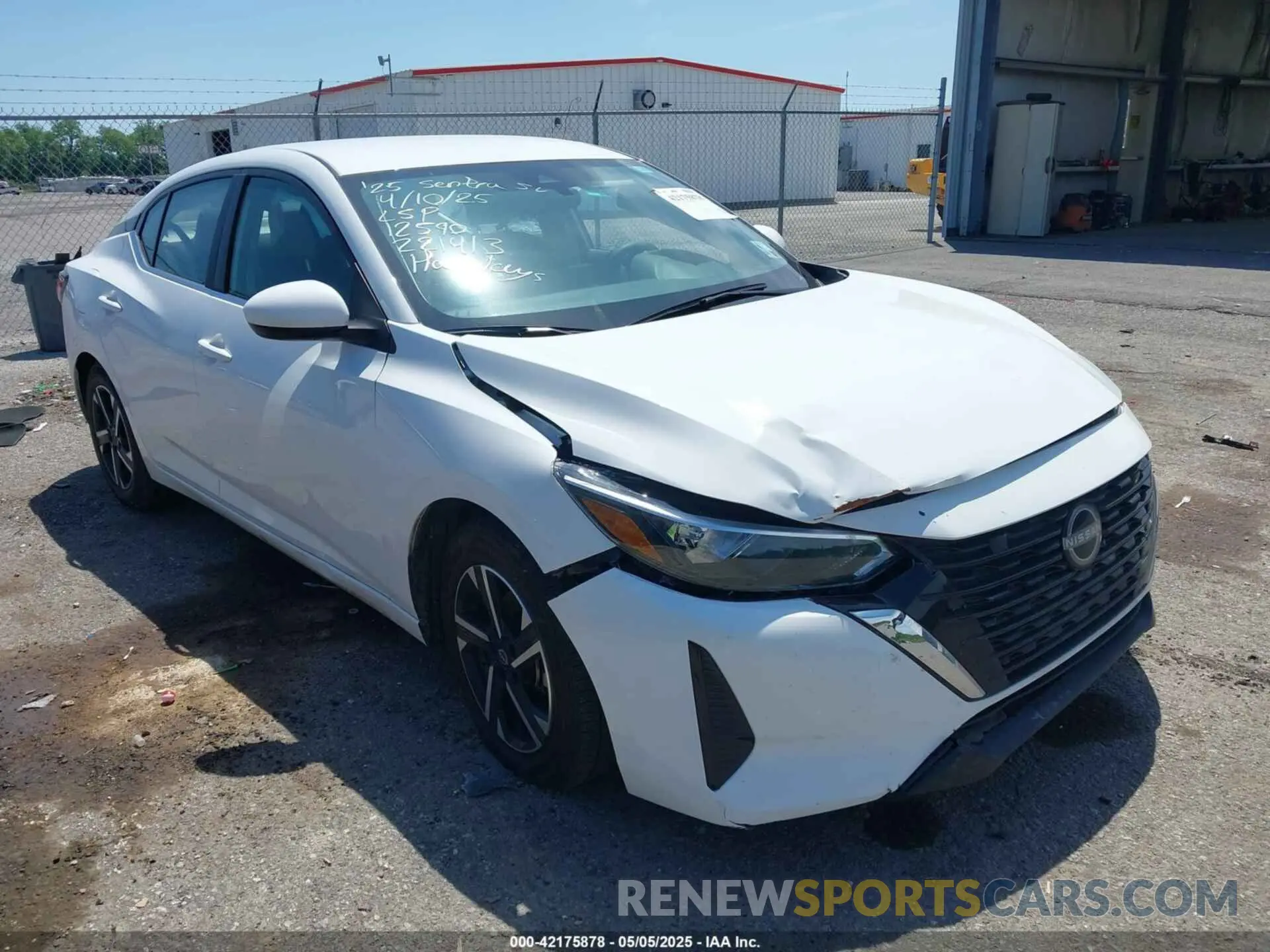 1 fotografías del automóvil dañado 3N1AB8CVXSY221413 NISSAN SENTRA 2025