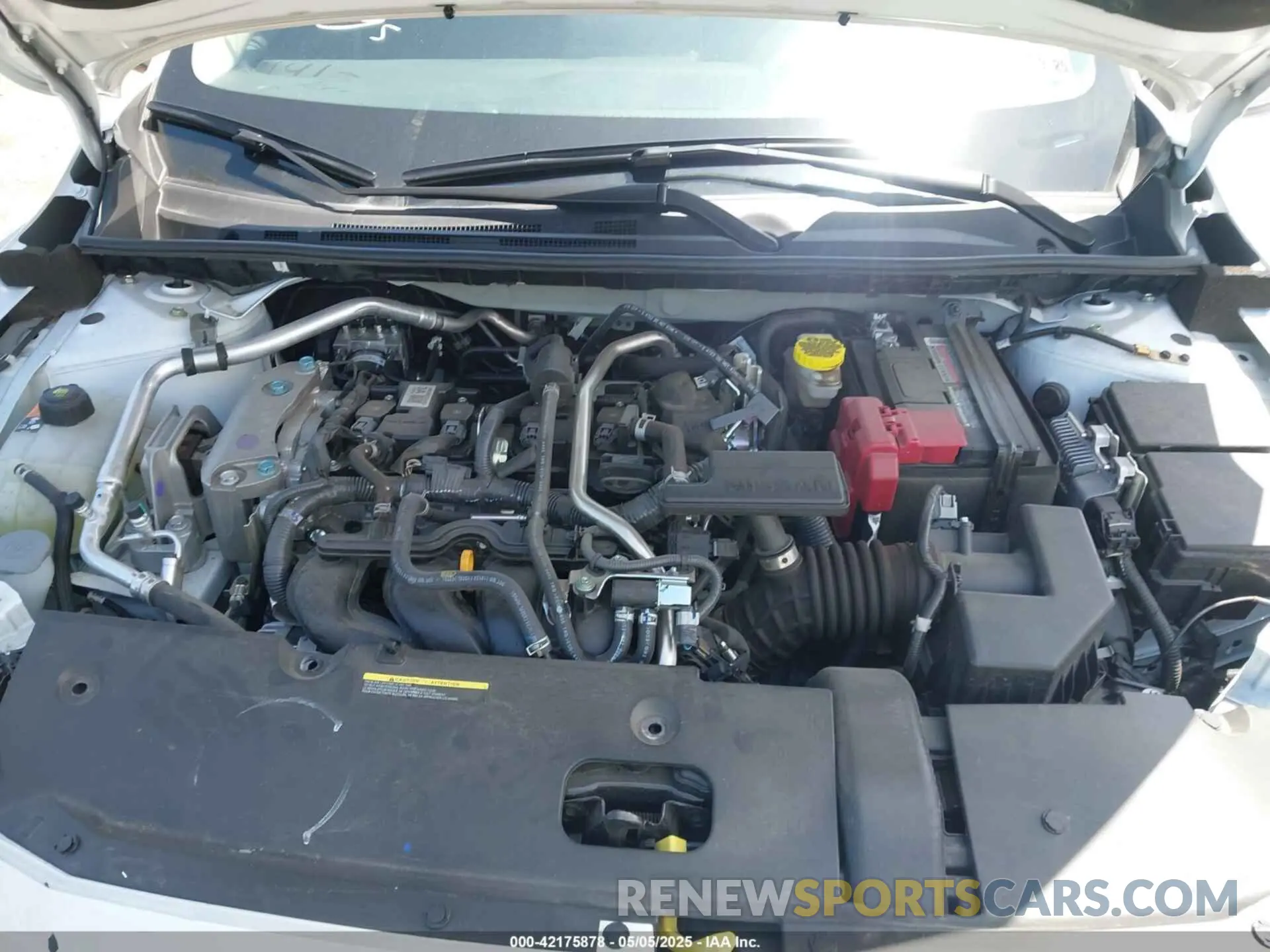 10 fotografías del automóvil dañado 3N1AB8CVXSY221413 NISSAN SENTRA 2025