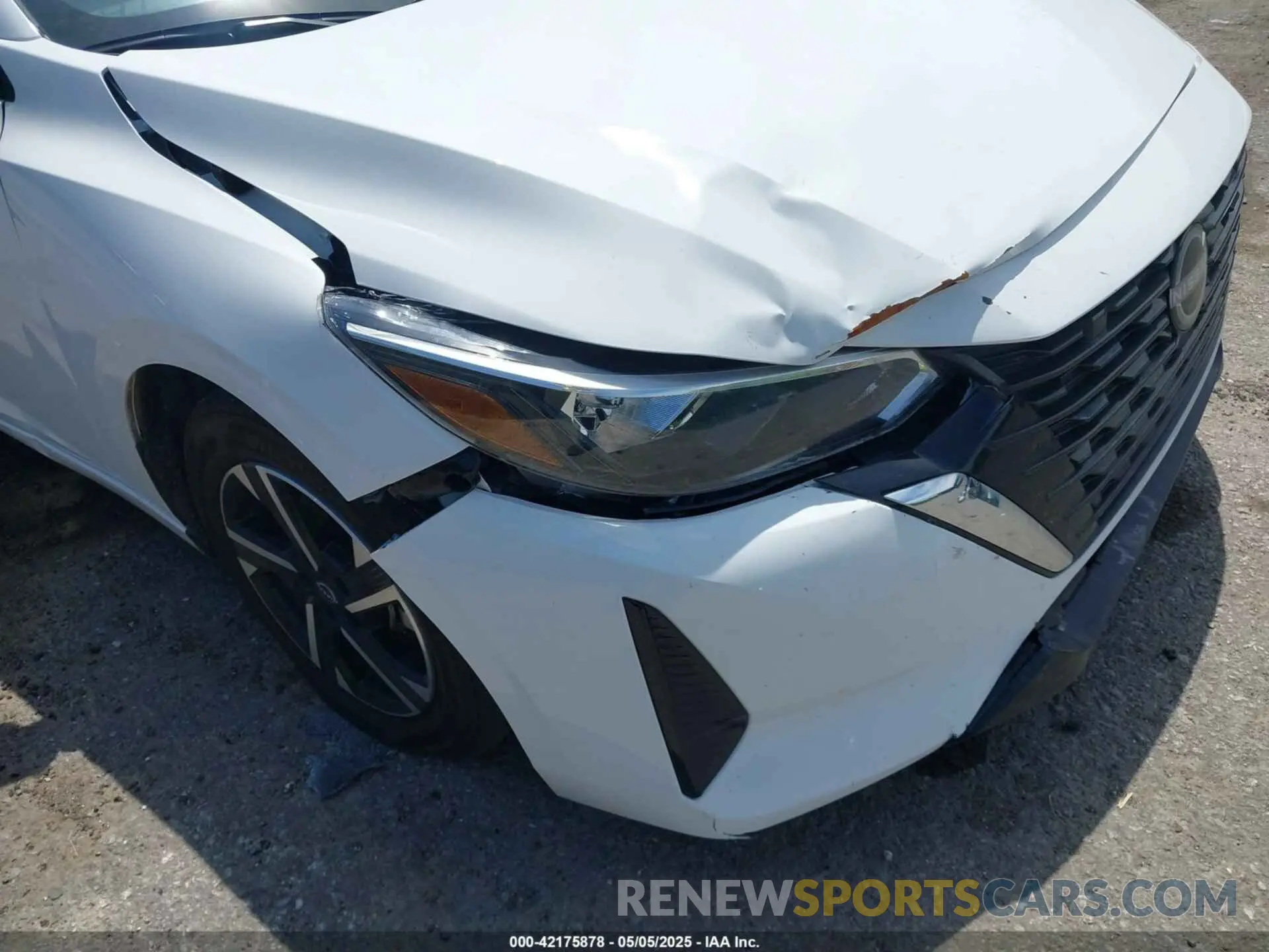6 fotografías del automóvil dañado 3N1AB8CVXSY221413 NISSAN SENTRA 2025