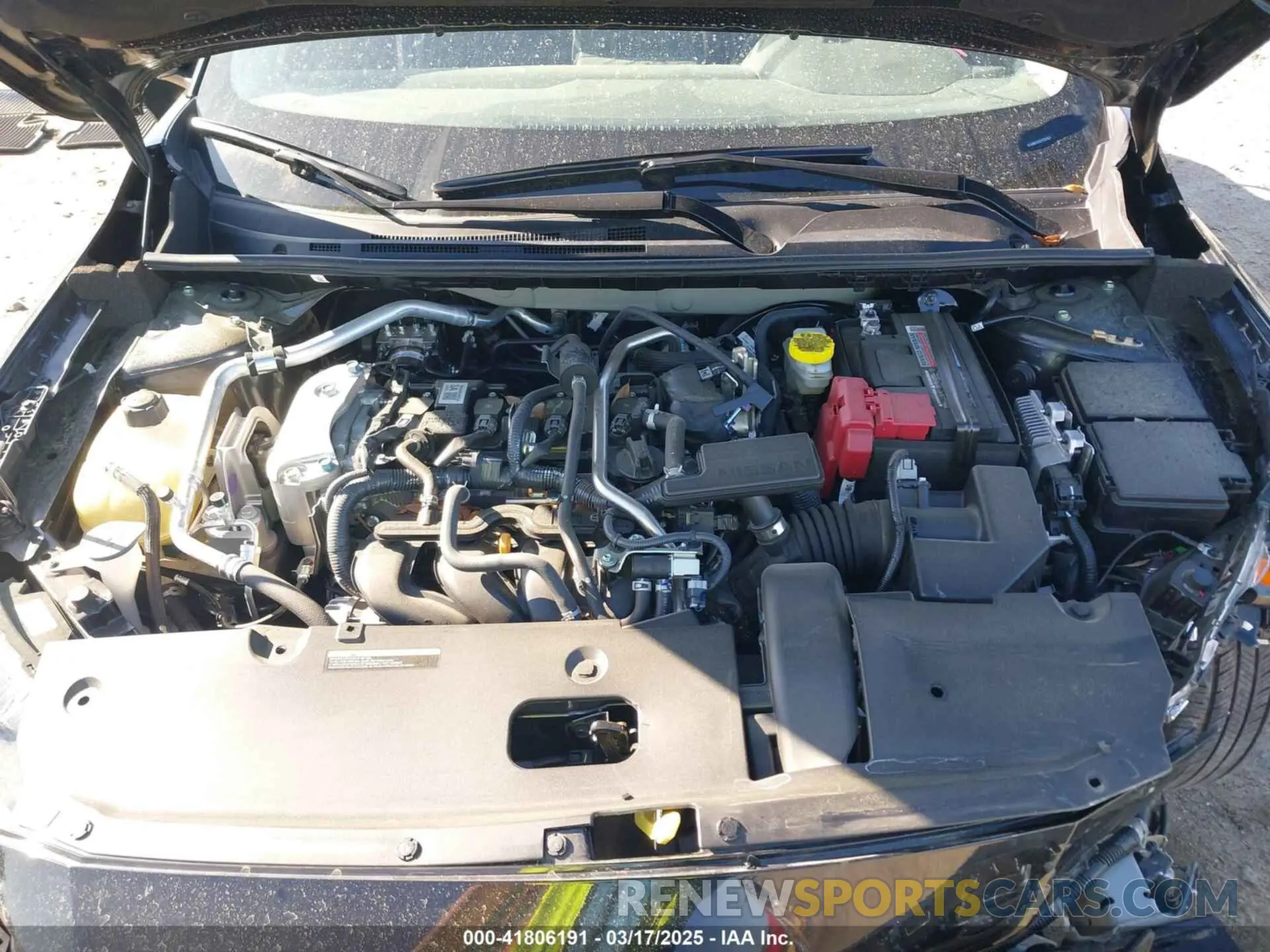 10 fotografías del automóvil dañado 3N1AB8CVXSY227521 NISSAN SENTRA 2025