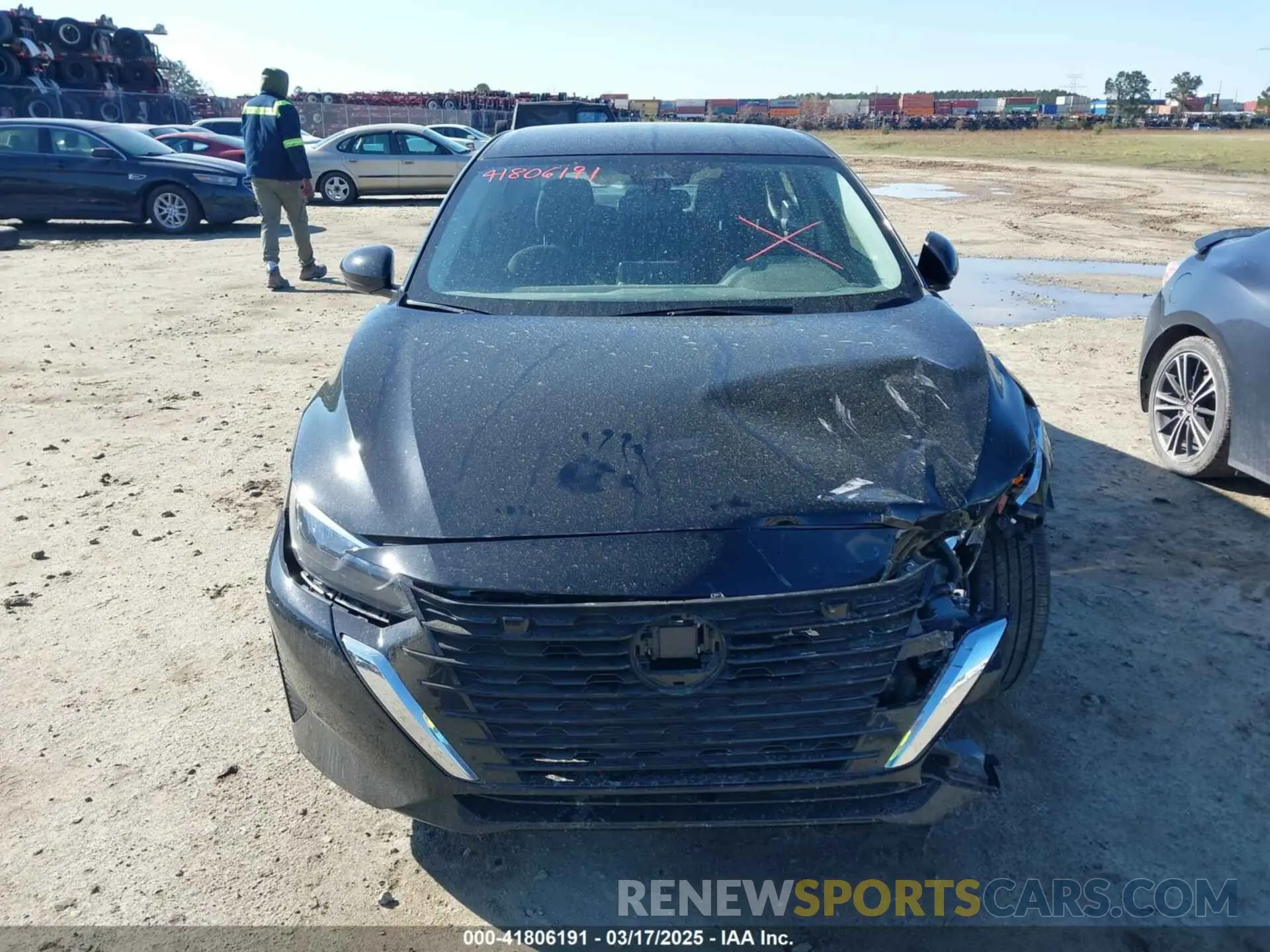 12 fotografías del automóvil dañado 3N1AB8CVXSY227521 NISSAN SENTRA 2025