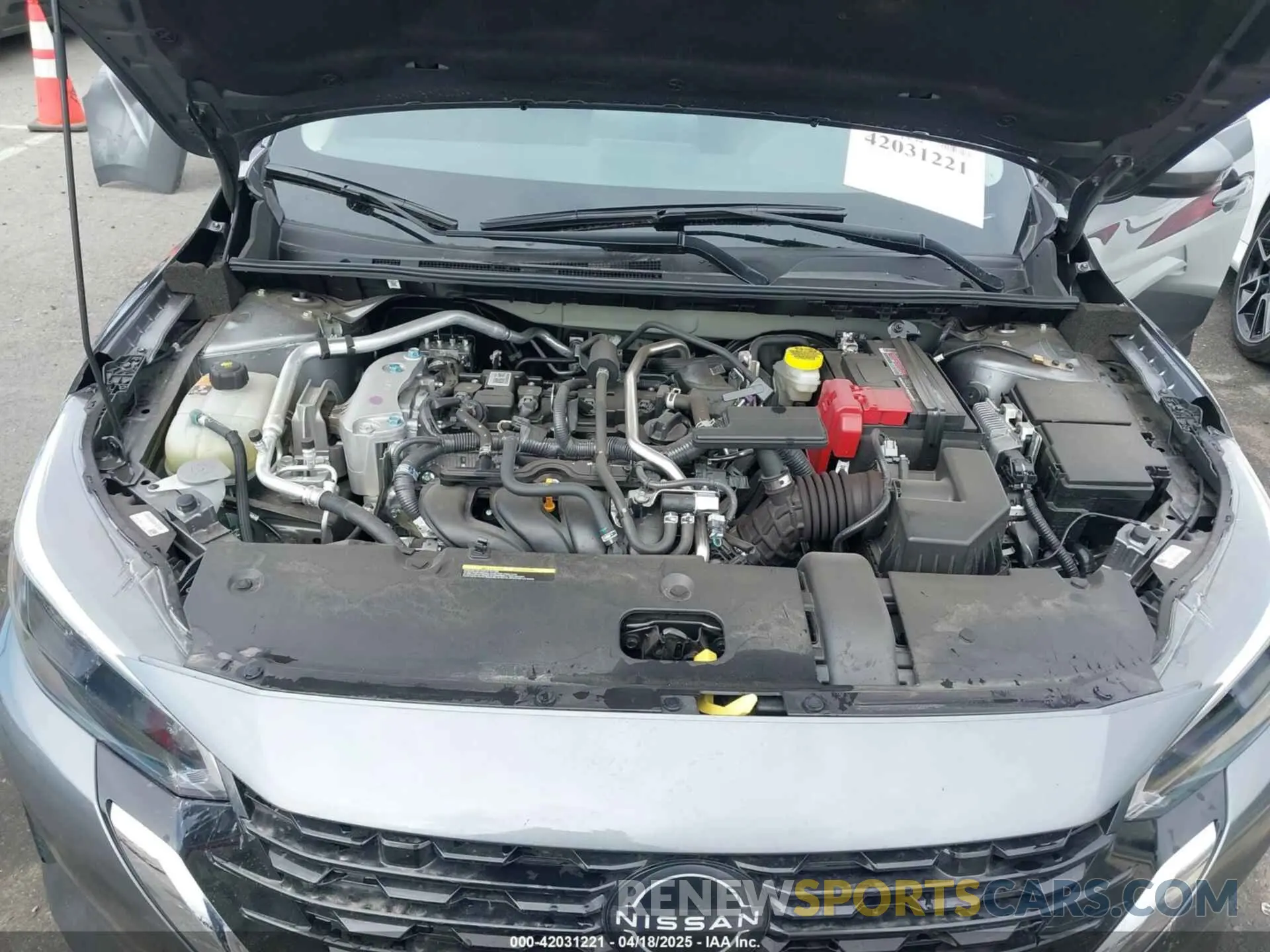 10 fotografías del automóvil dañado 3N1AB8CVXSY227647 NISSAN SENTRA 2025