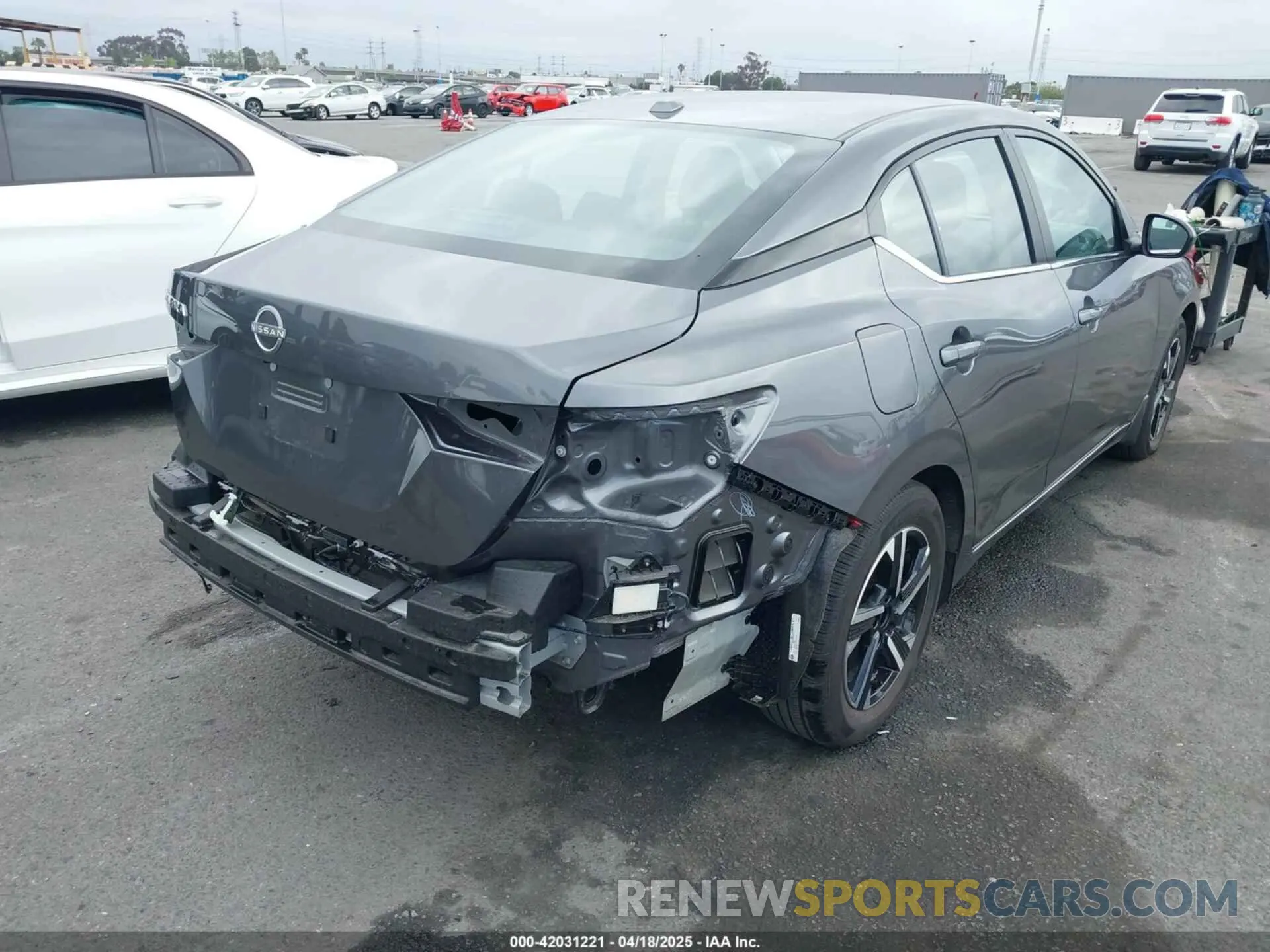 4 fotografías del automóvil dañado 3N1AB8CVXSY227647 NISSAN SENTRA 2025