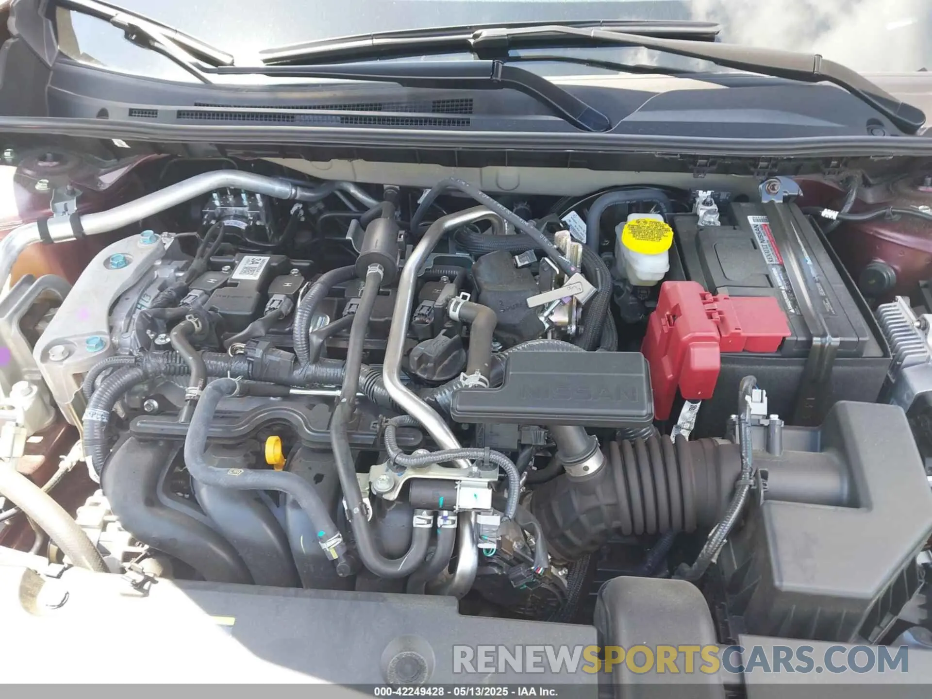 10 fotografías del automóvil dañado 3N1AB8CVXSY259109 NISSAN SENTRA 2025