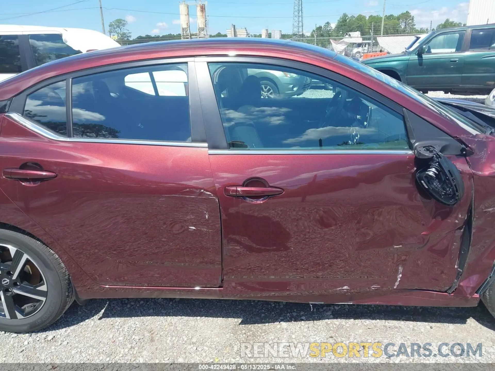 13 fotografías del automóvil dañado 3N1AB8CVXSY259109 NISSAN SENTRA 2025